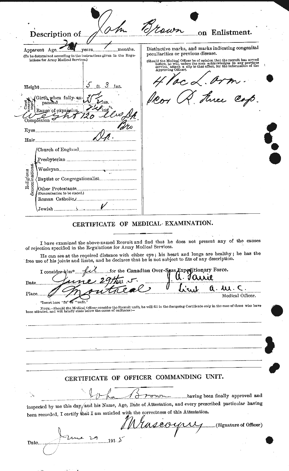 Personnel Records of the First World War - CEF 263886b