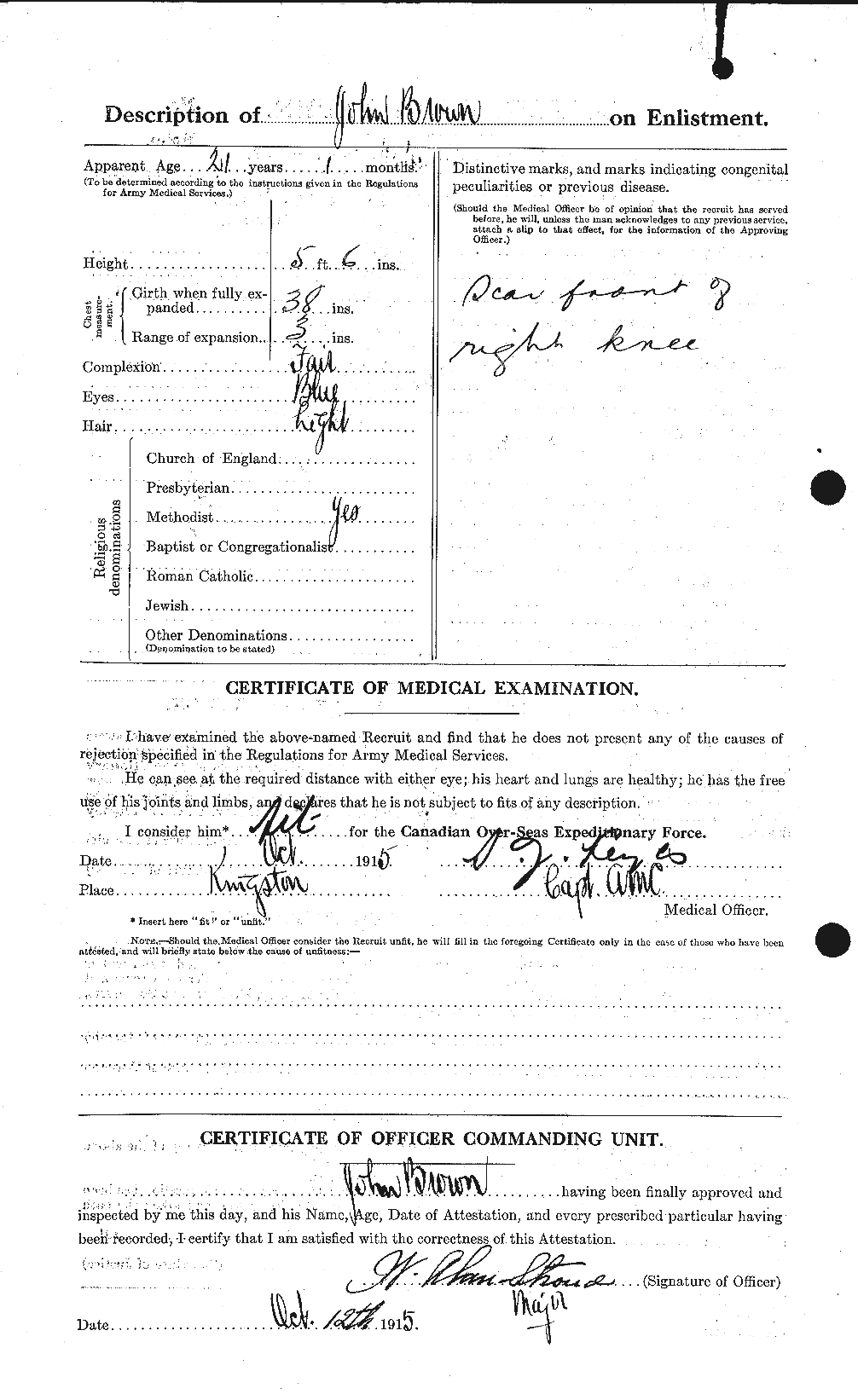 Personnel Records of the First World War - CEF 263918b