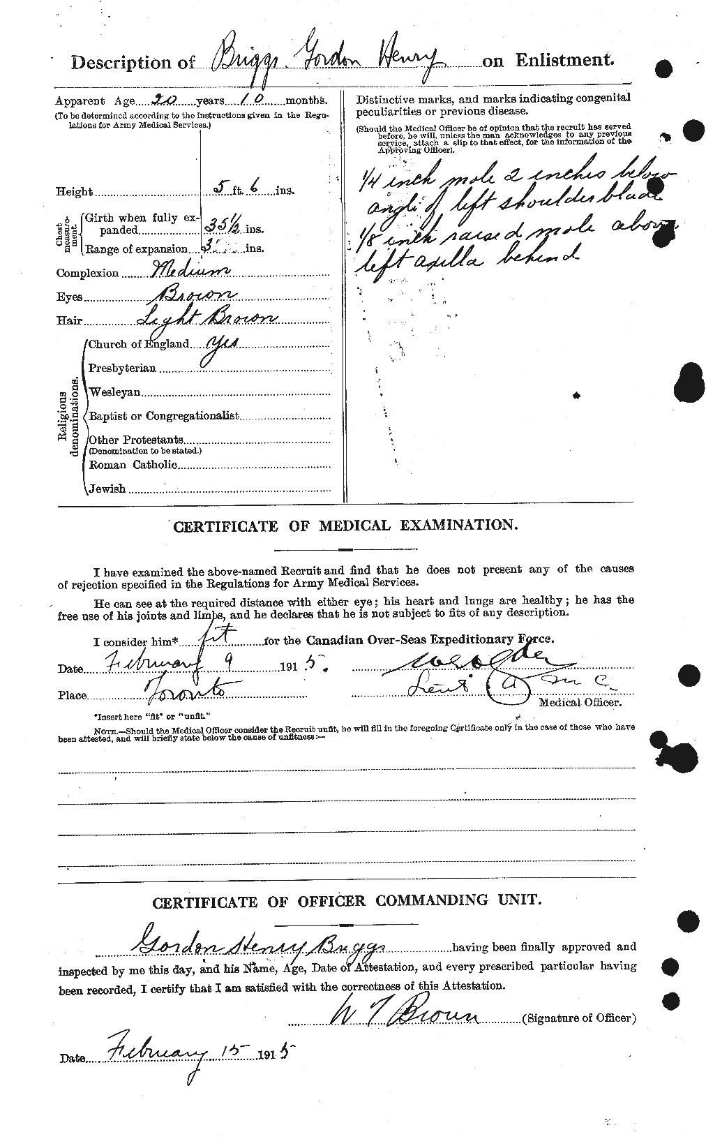 Personnel Records of the First World War - CEF 264022b