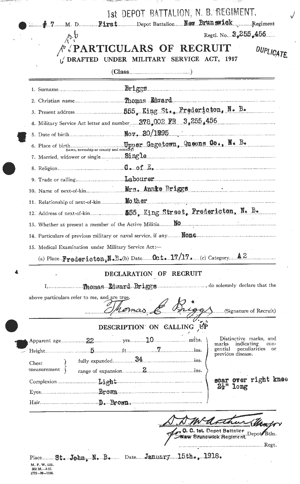 Personnel Records of the First World War - CEF 264103a