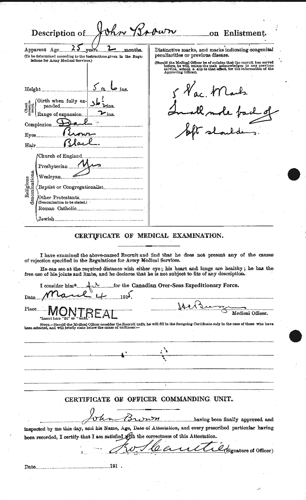 Personnel Records of the First World War - CEF 264524b