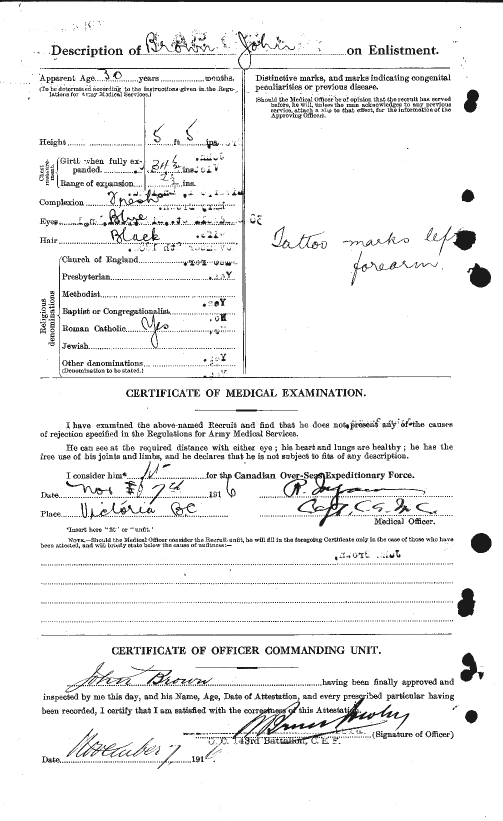Personnel Records of the First World War - CEF 264535b