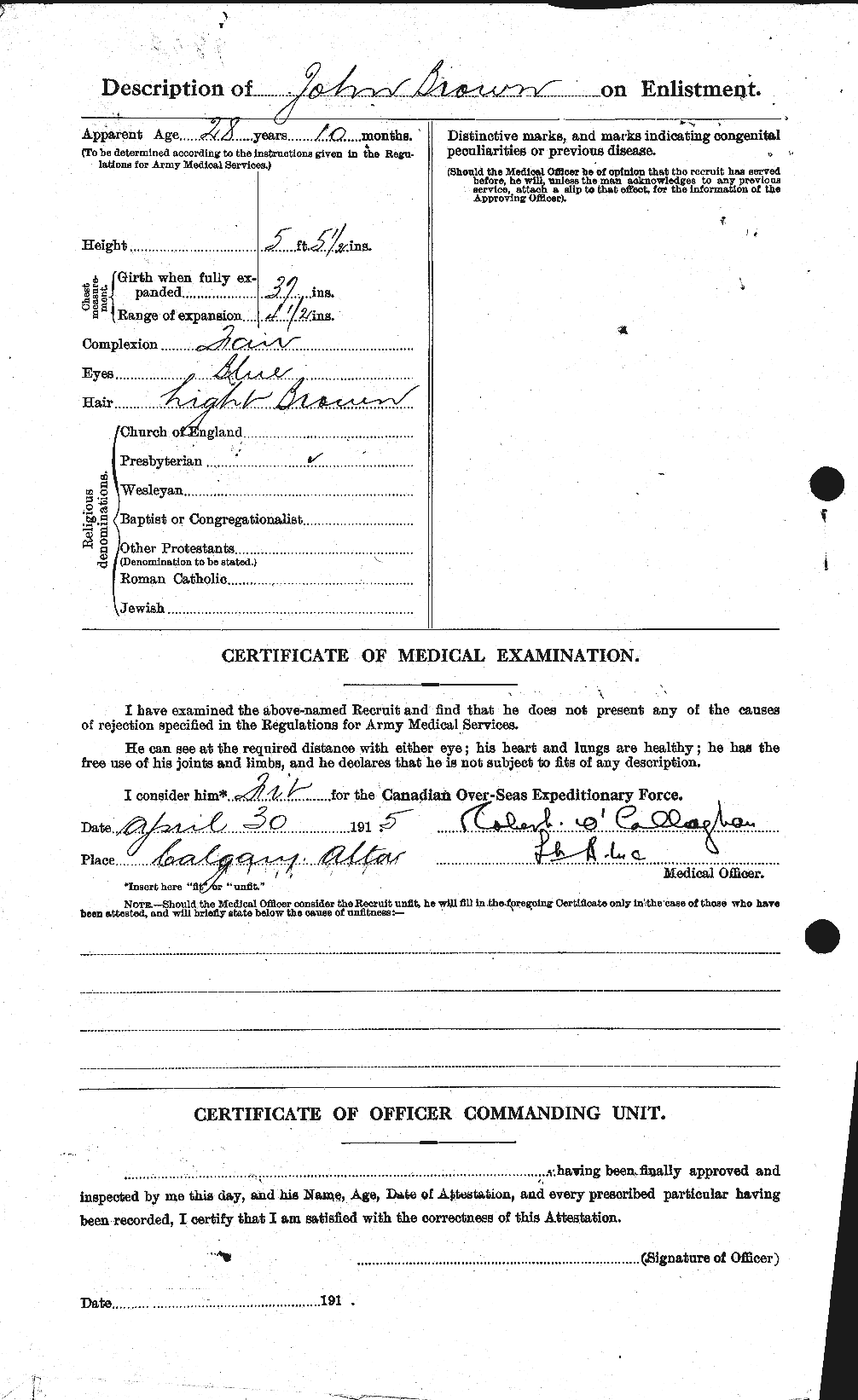 Personnel Records of the First World War - CEF 264537b