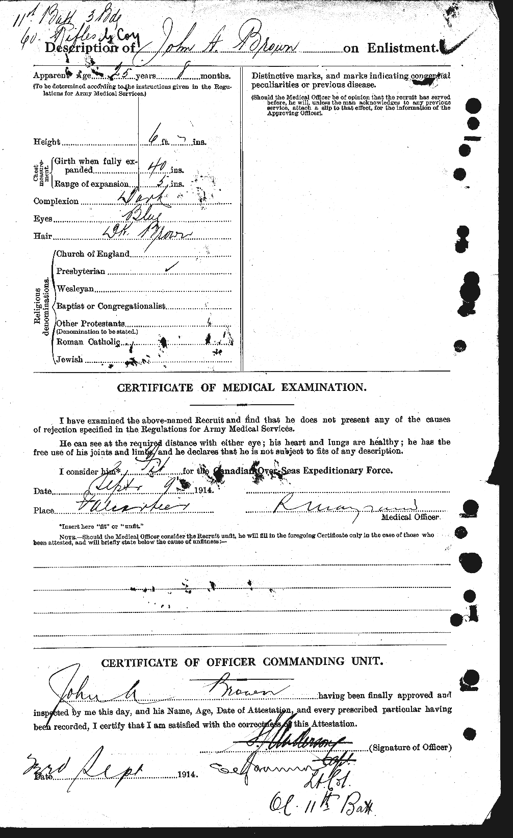 Personnel Records of the First World War - CEF 264556b