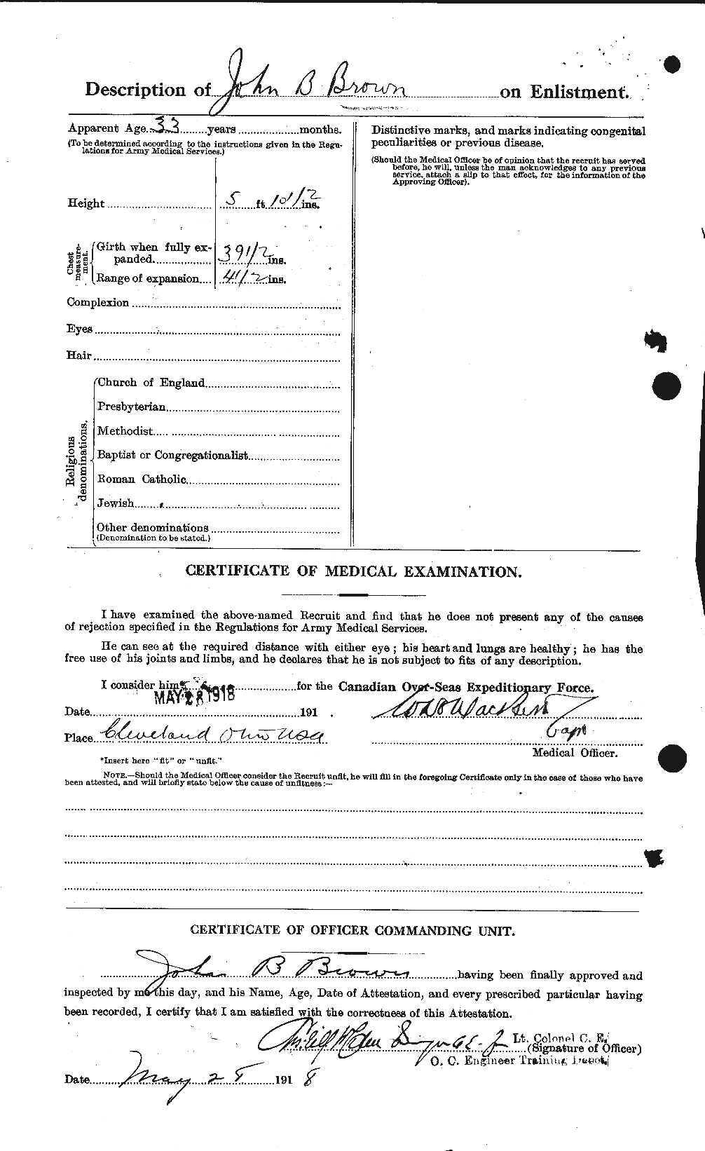 Personnel Records of the First World War - CEF 264570b