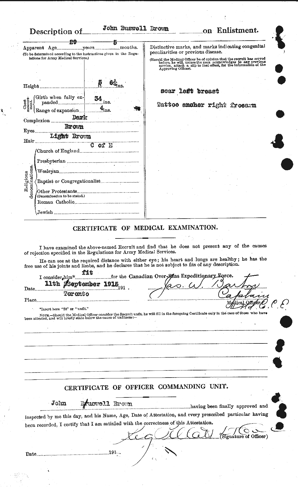 Personnel Records of the First World War - CEF 264573b