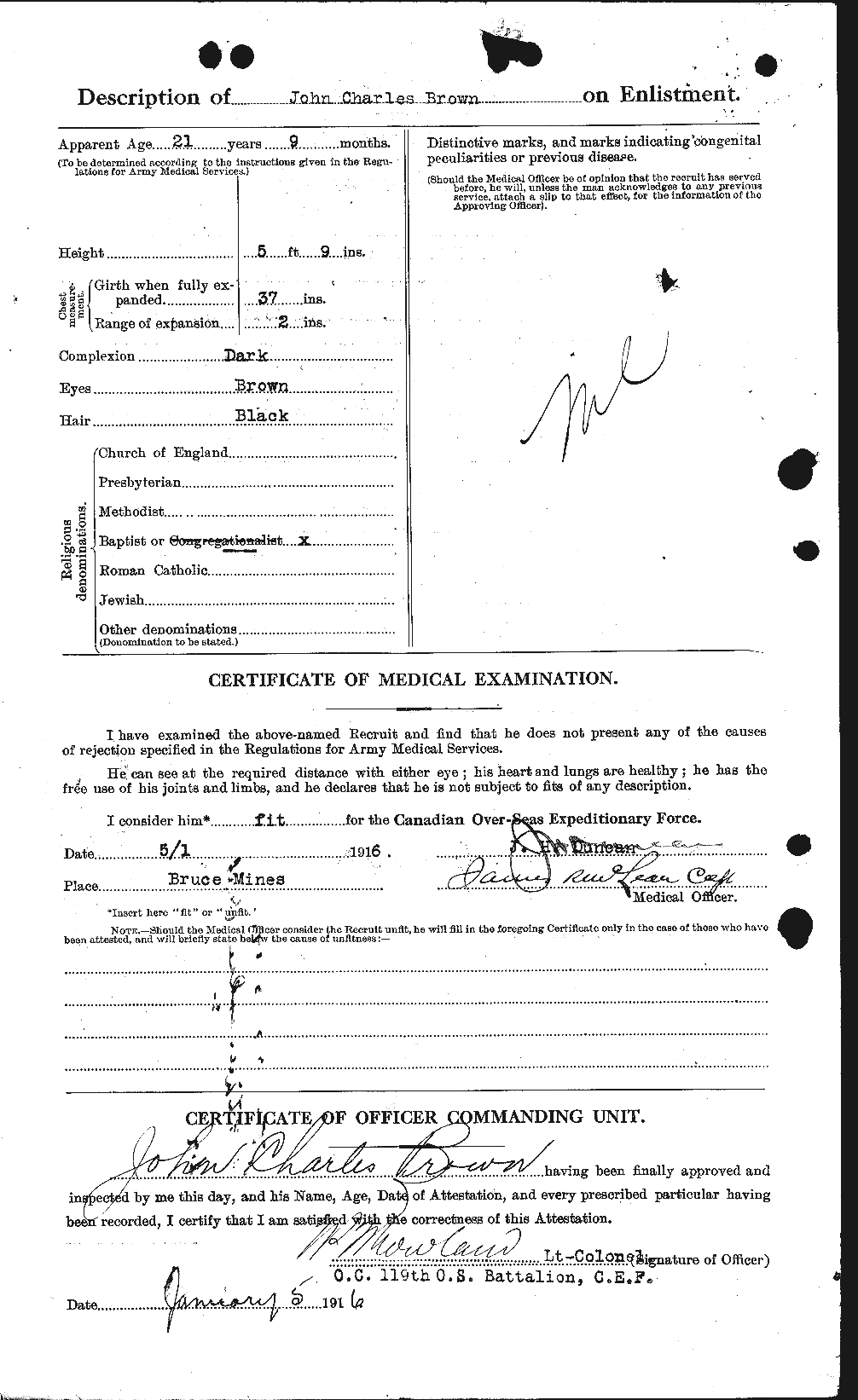 Personnel Records of the First World War - CEF 264576b