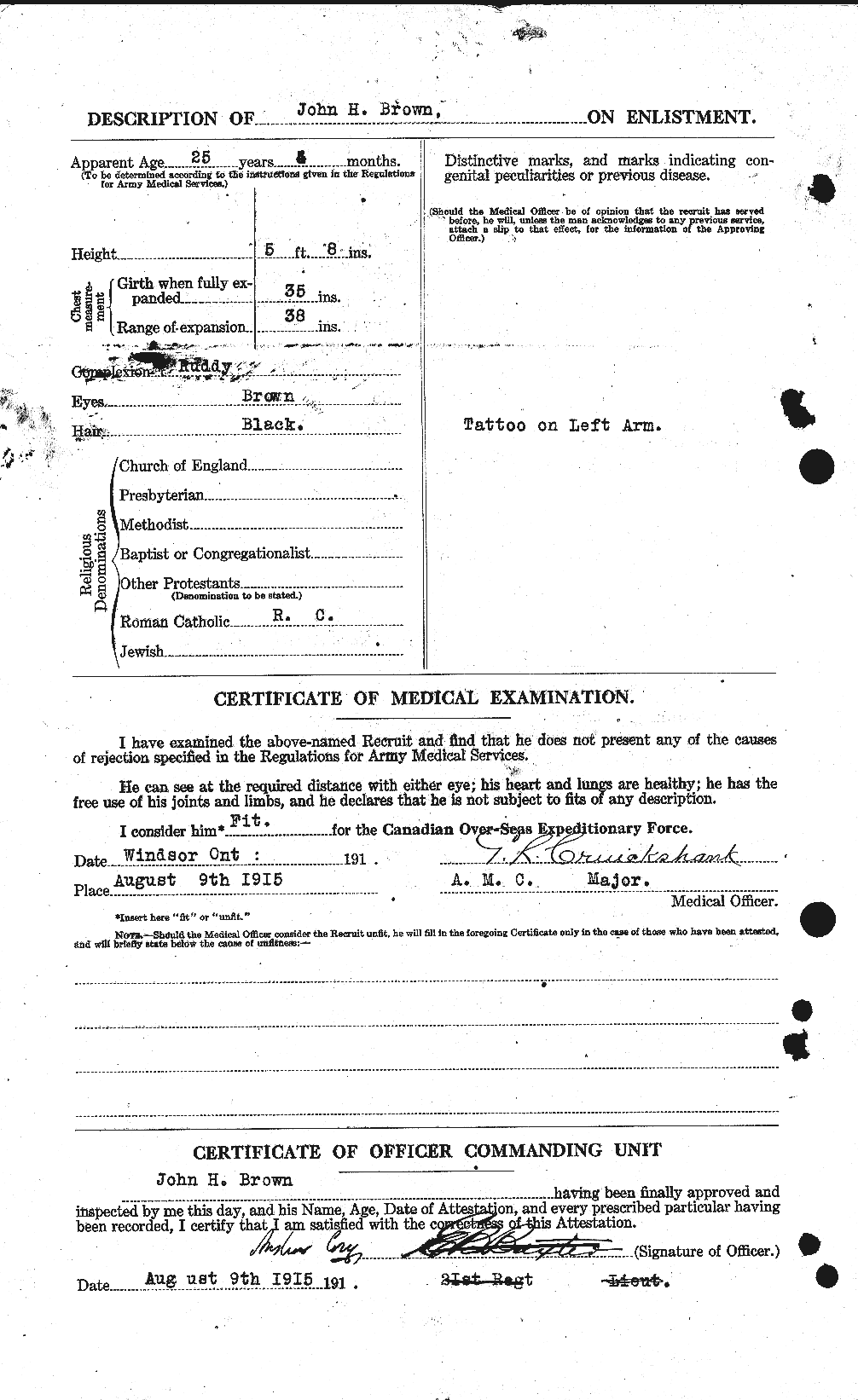 Personnel Records of the First World War - CEF 264603b
