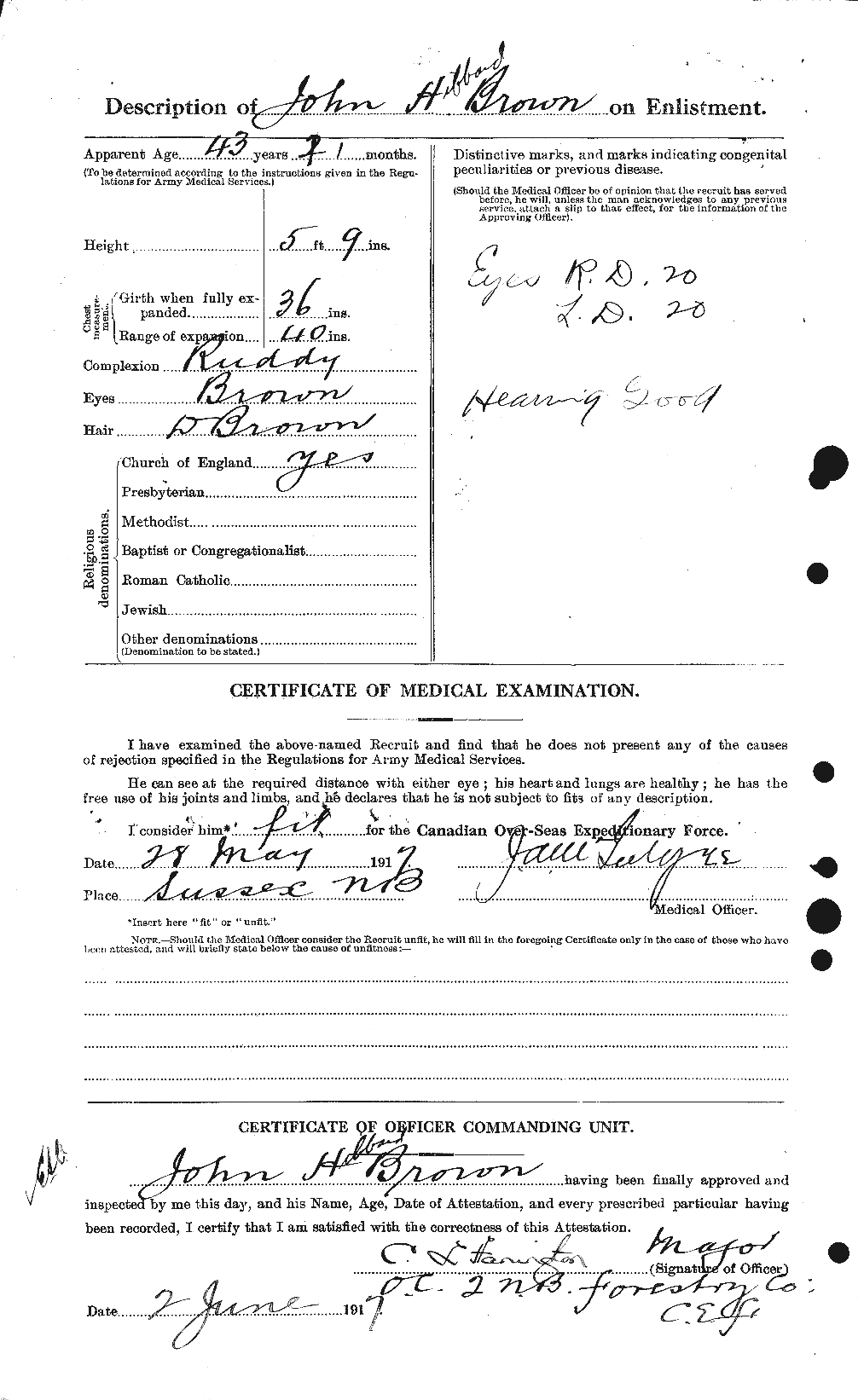 Personnel Records of the First World War - CEF 264622b