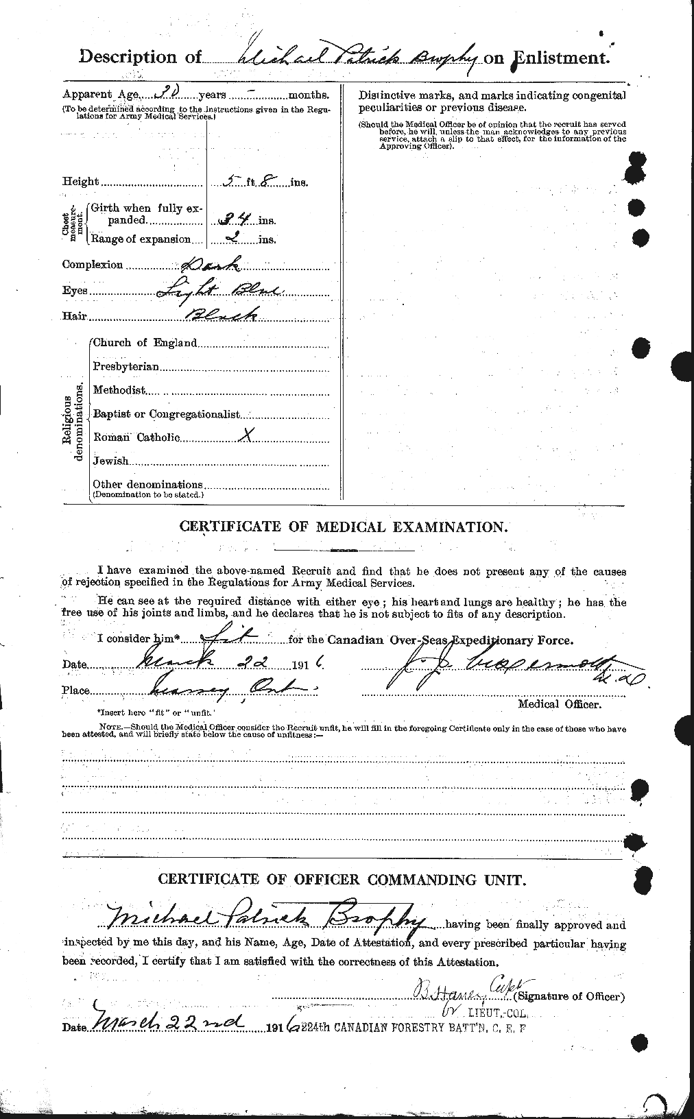 Personnel Records of the First World War - CEF 264875b