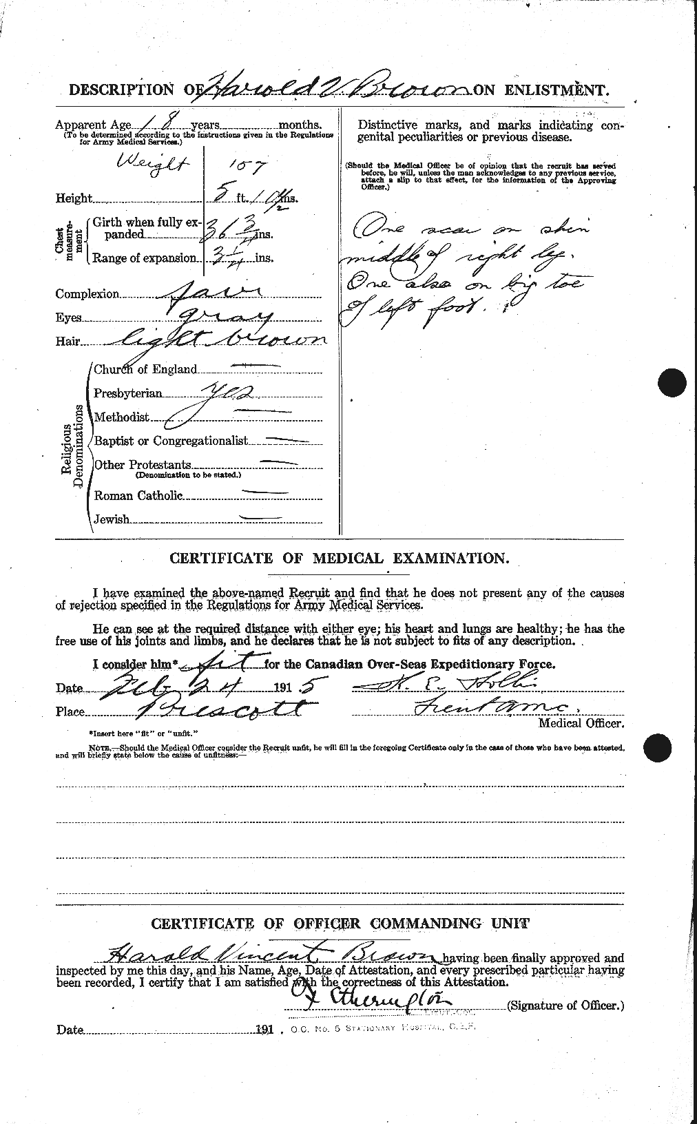 Personnel Records of the First World War - CEF 265376b