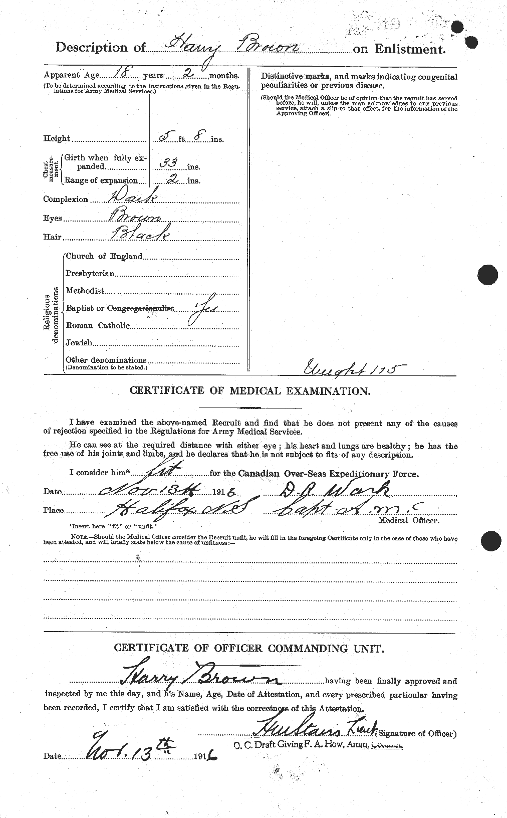 Personnel Records of the First World War - CEF 265395b