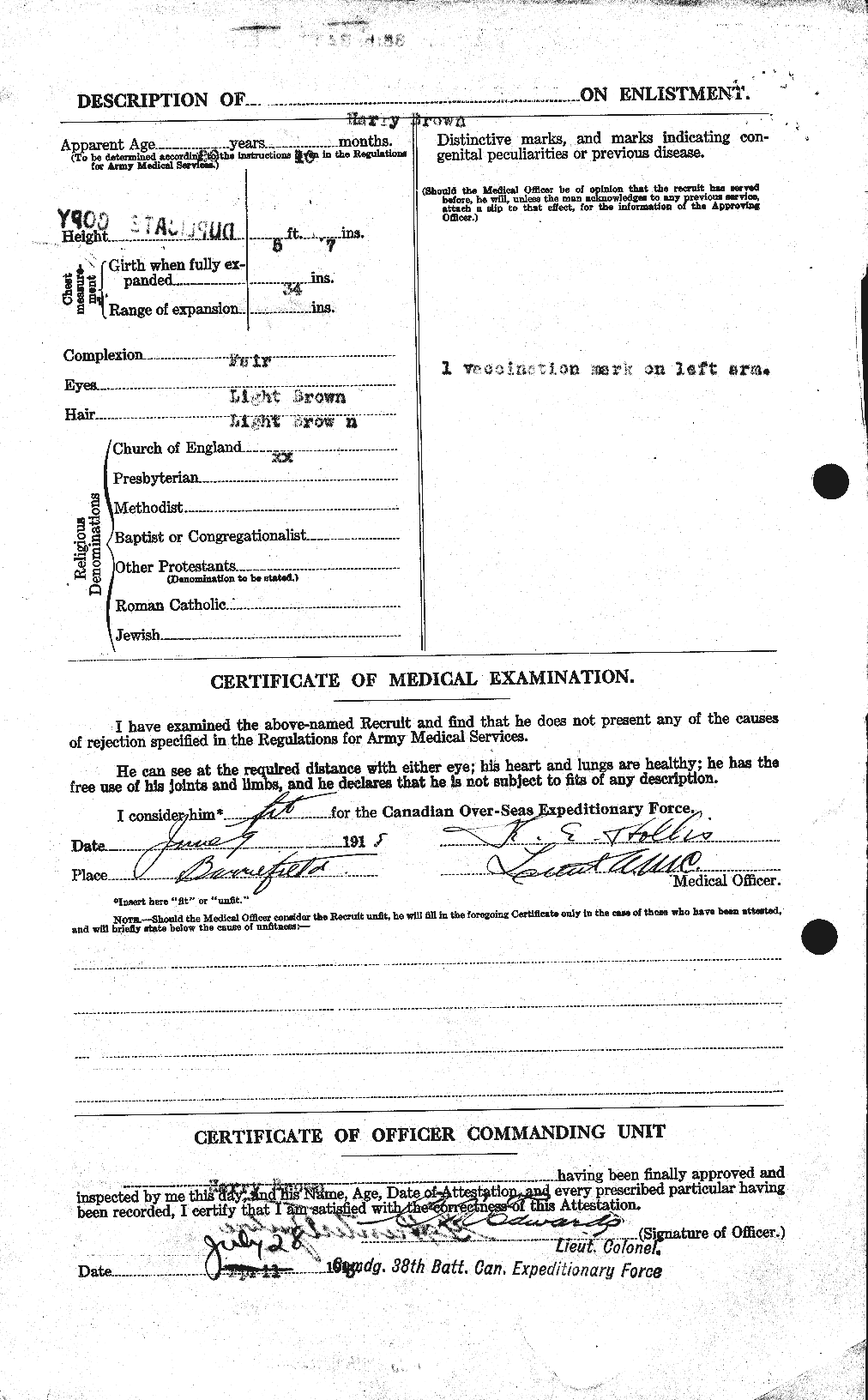 Personnel Records of the First World War - CEF 265428b