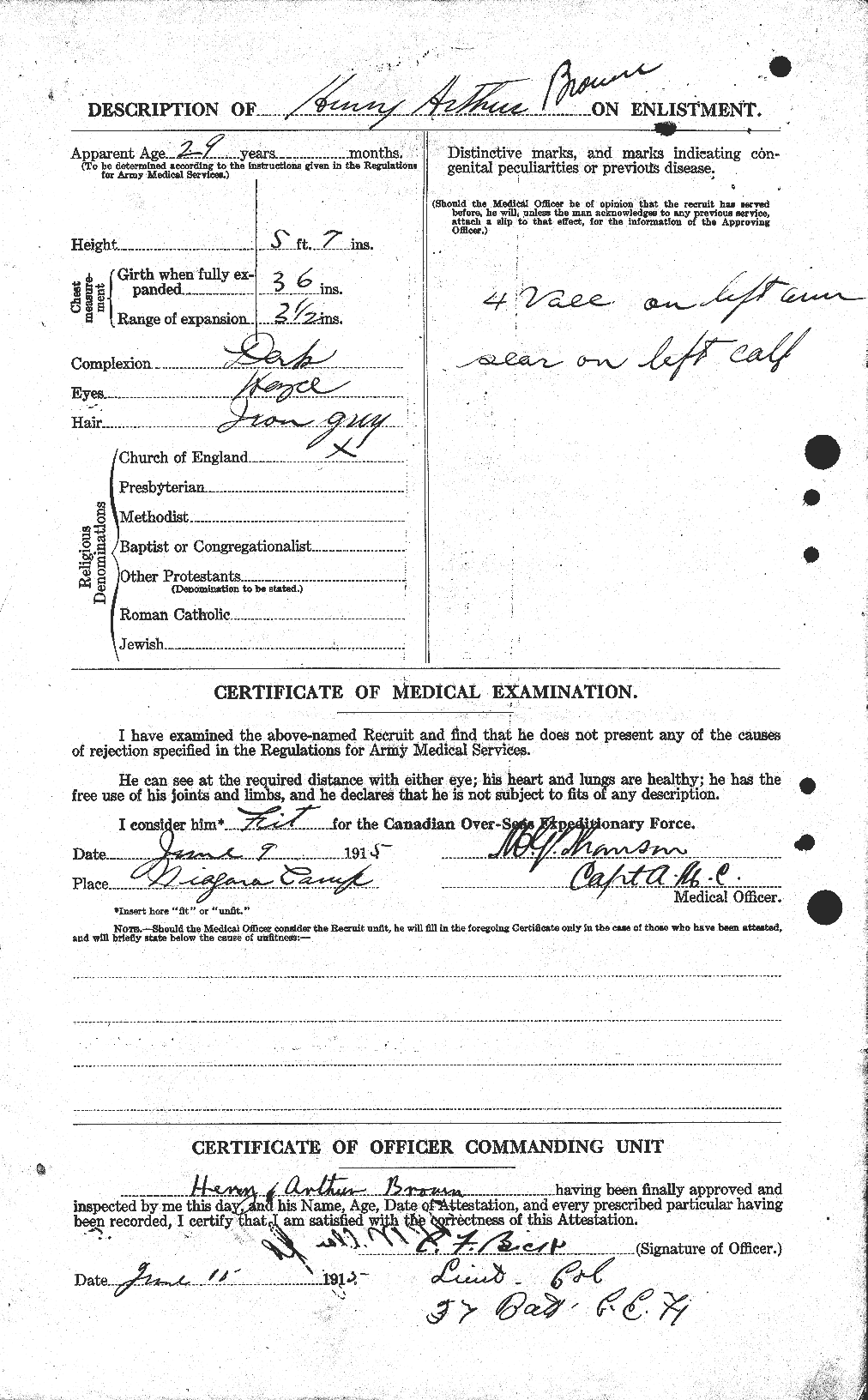 Personnel Records of the First World War - CEF 265521b