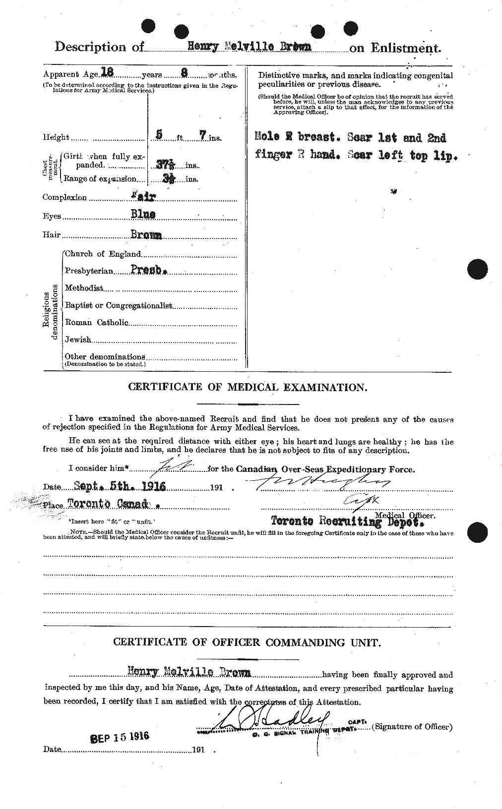 Personnel Records of the First World War - CEF 265534b