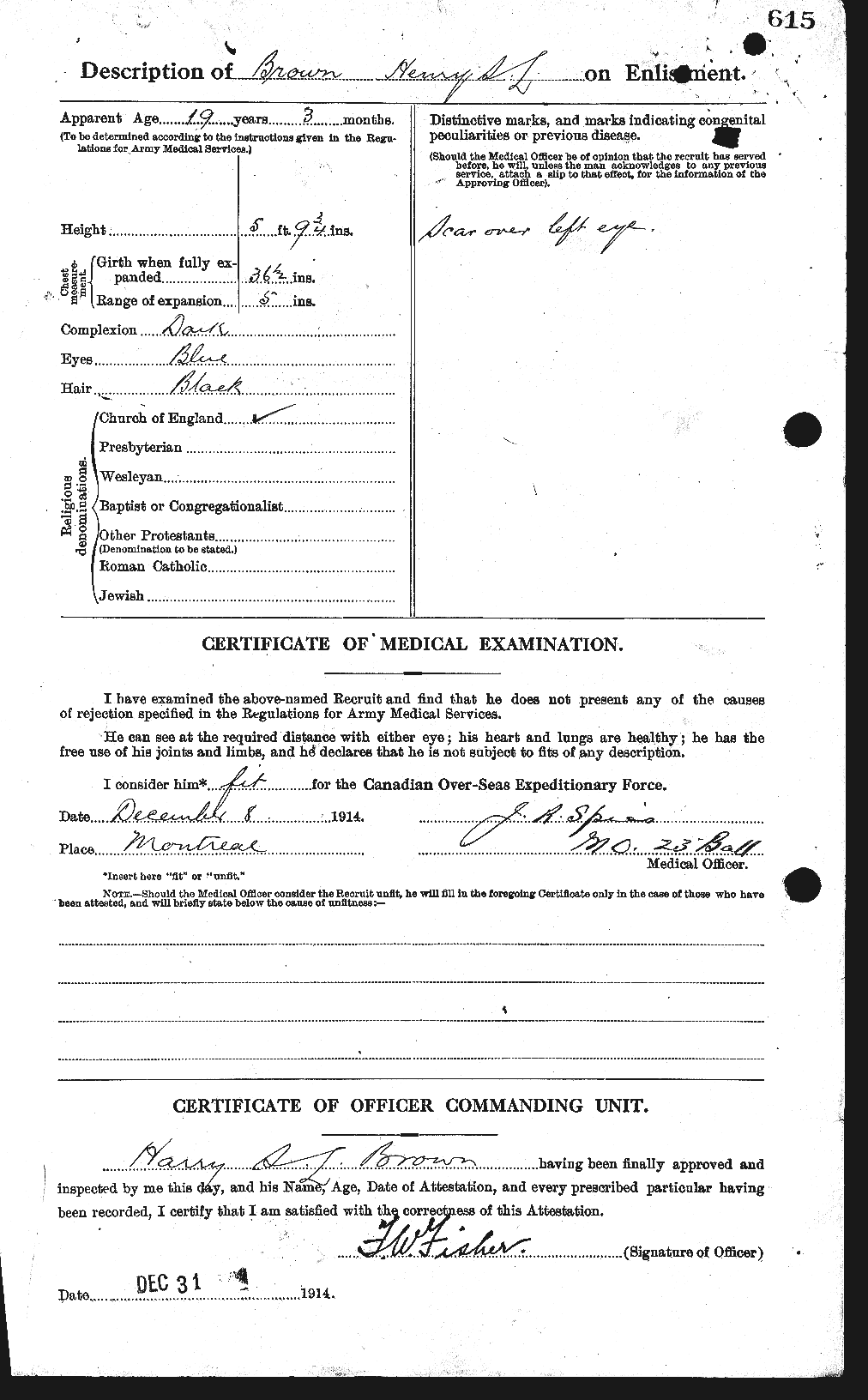 Personnel Records of the First World War - CEF 265538b