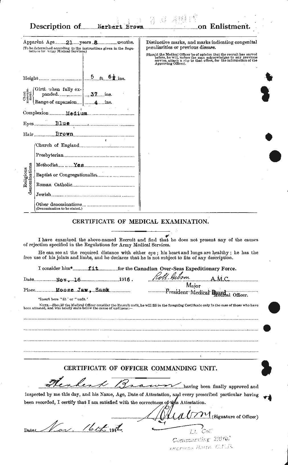 Personnel Records of the First World War - CEF 265552b
