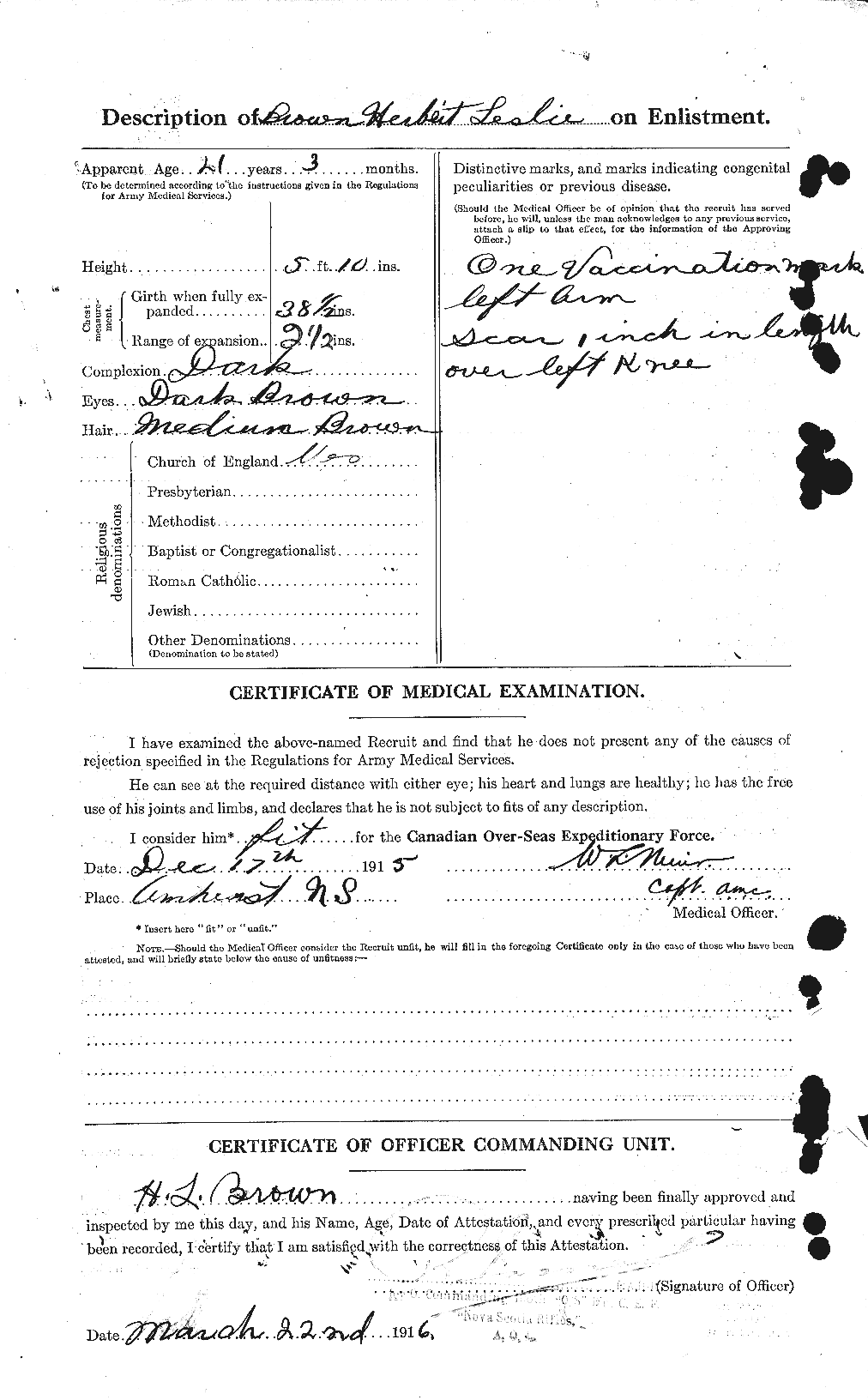 Personnel Records of the First World War - CEF 265579b