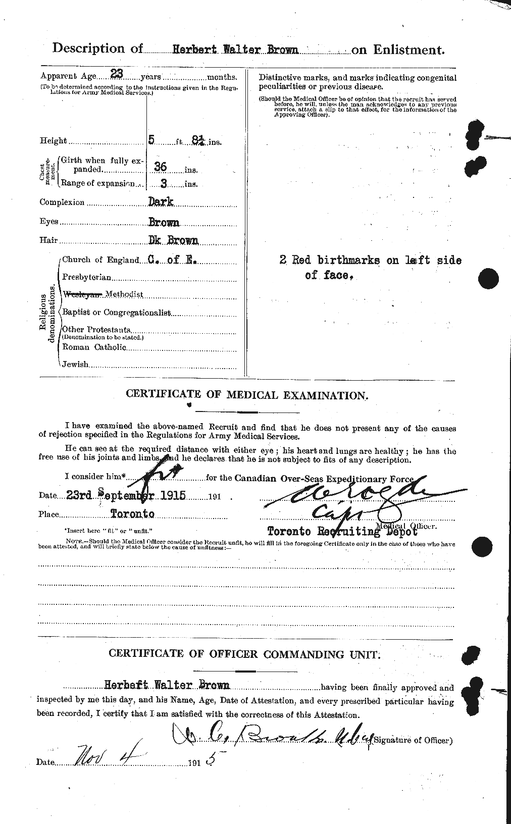 Personnel Records of the First World War - CEF 265590b