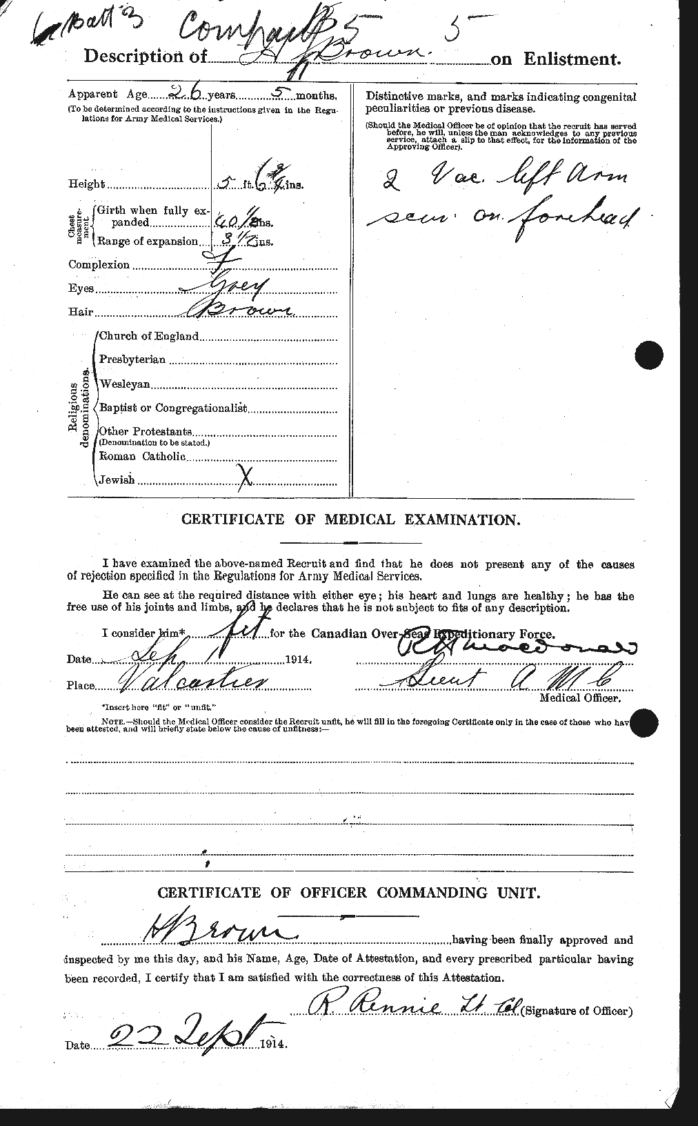 Personnel Records of the First World War - CEF 265596b