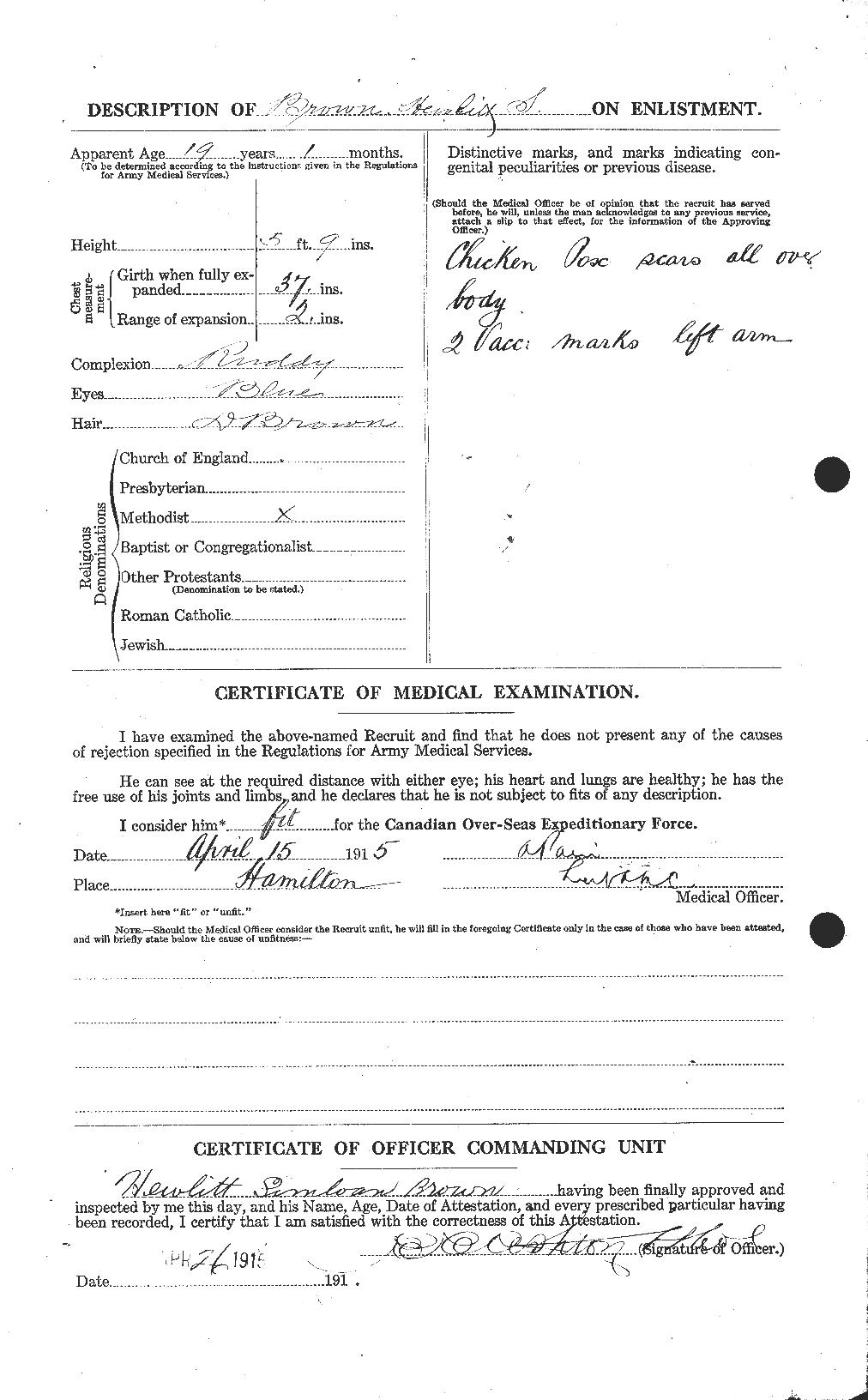 Personnel Records of the First World War - CEF 265599b