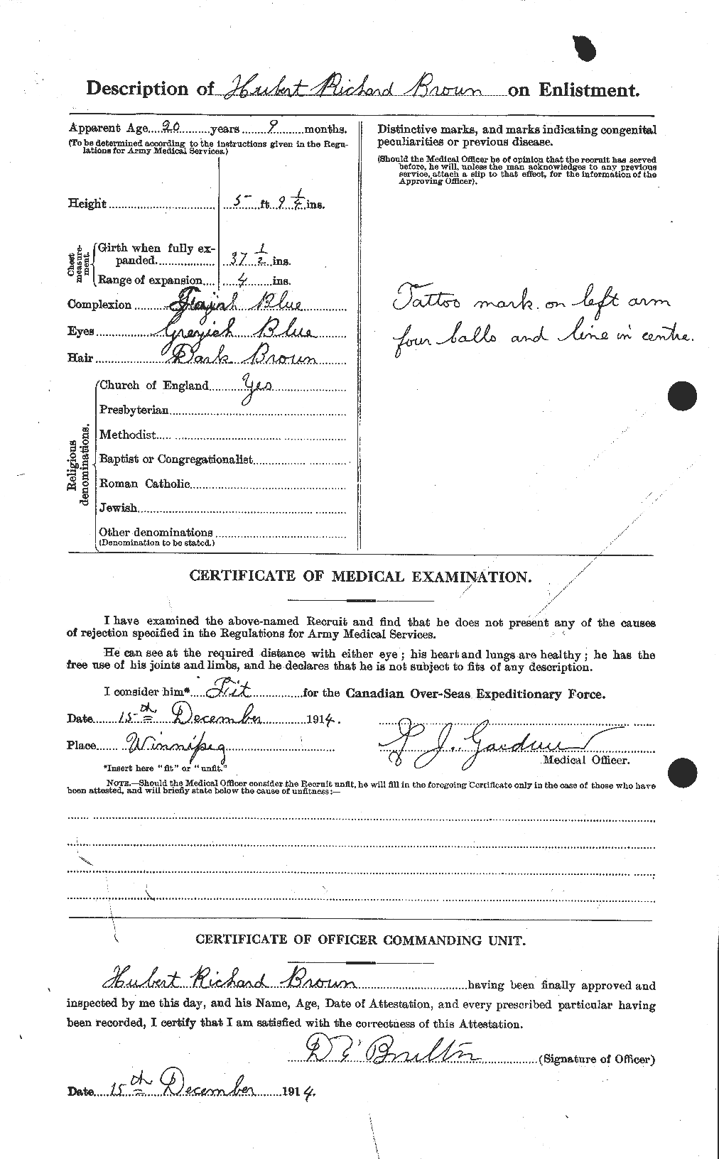Personnel Records of the First World War - CEF 265629b