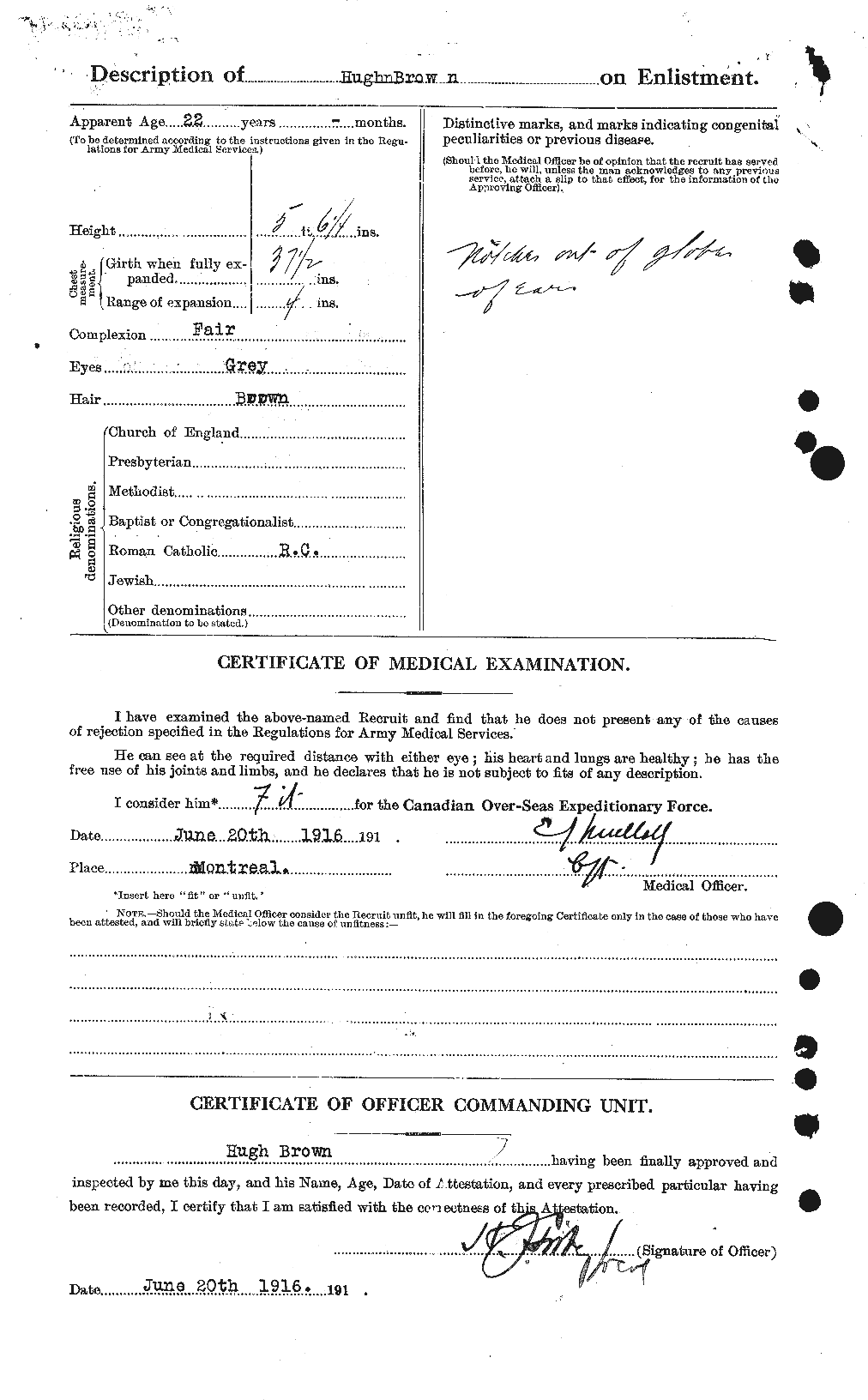 Personnel Records of the First World War - CEF 265637b