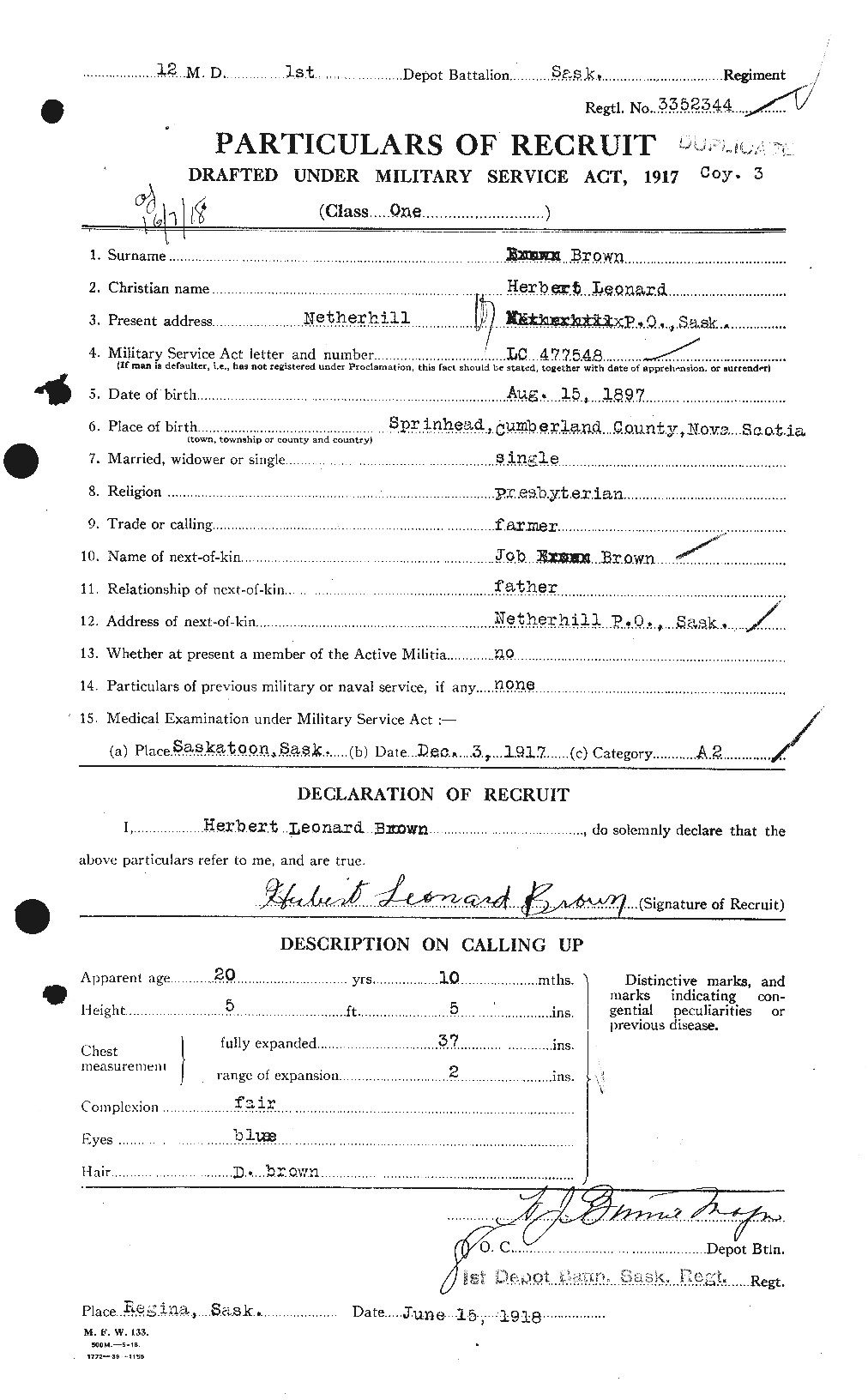 Personnel Records of the First World War - CEF 265675a