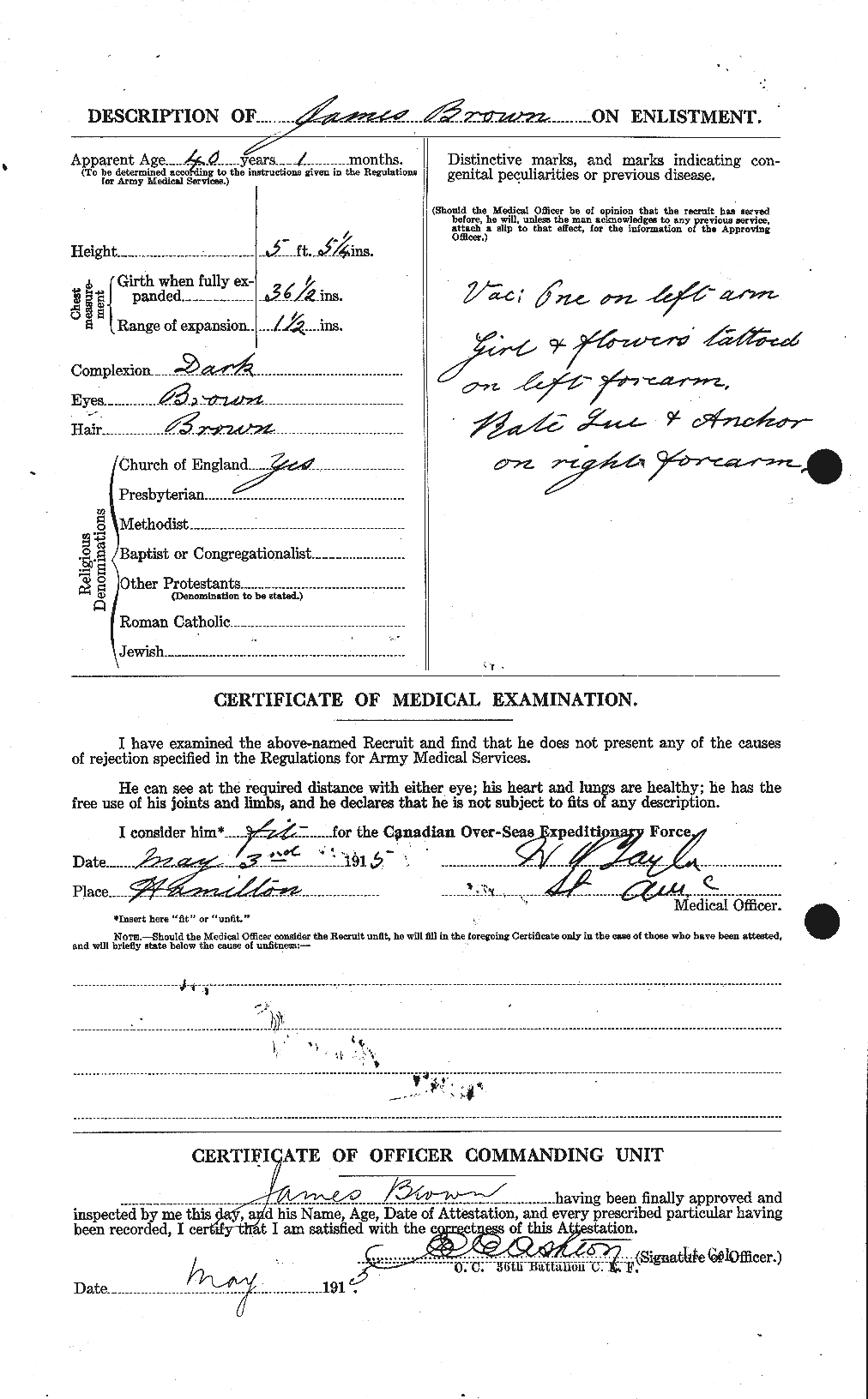 Personnel Records of the First World War - CEF 265693b