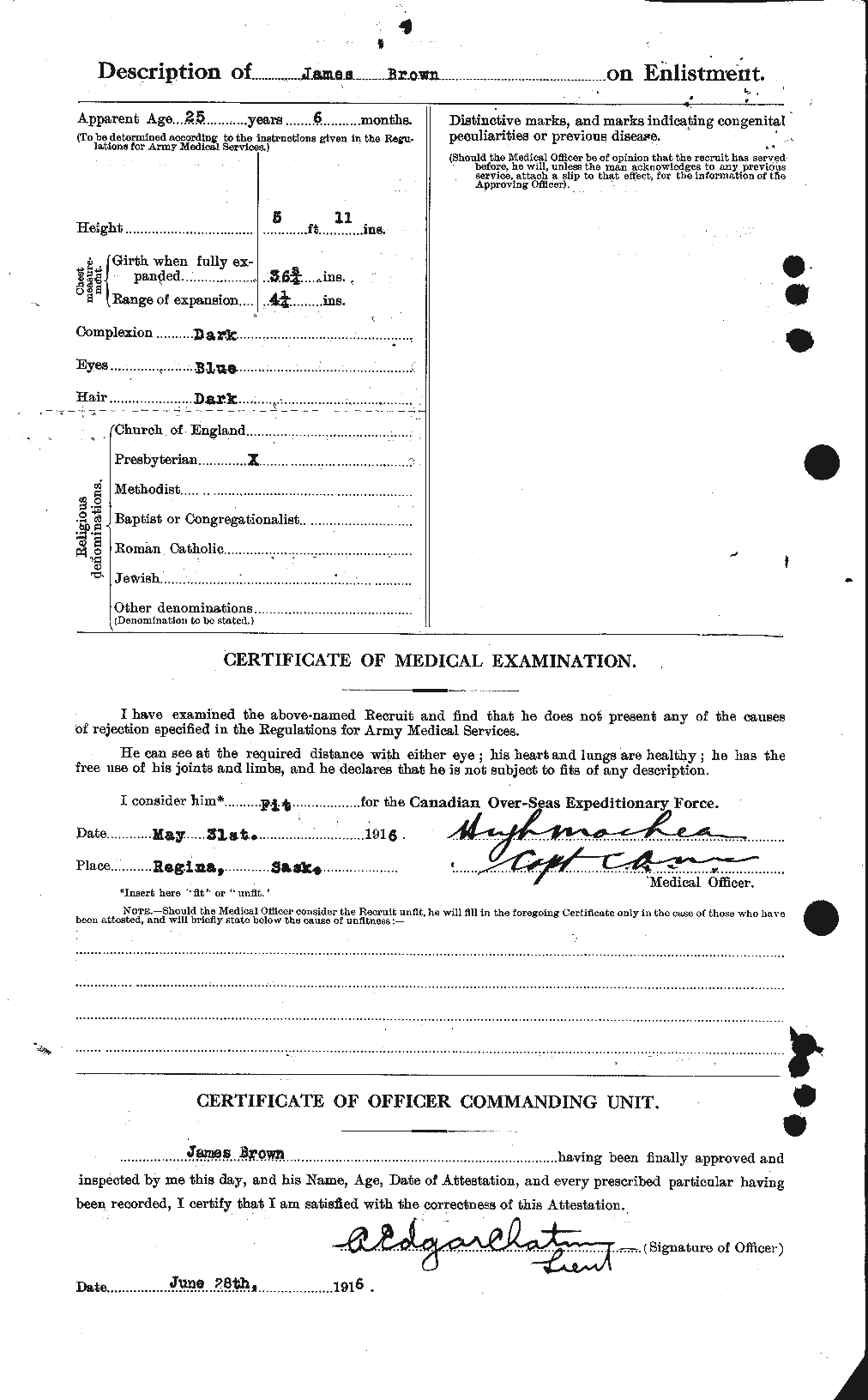 Personnel Records of the First World War - CEF 265715b