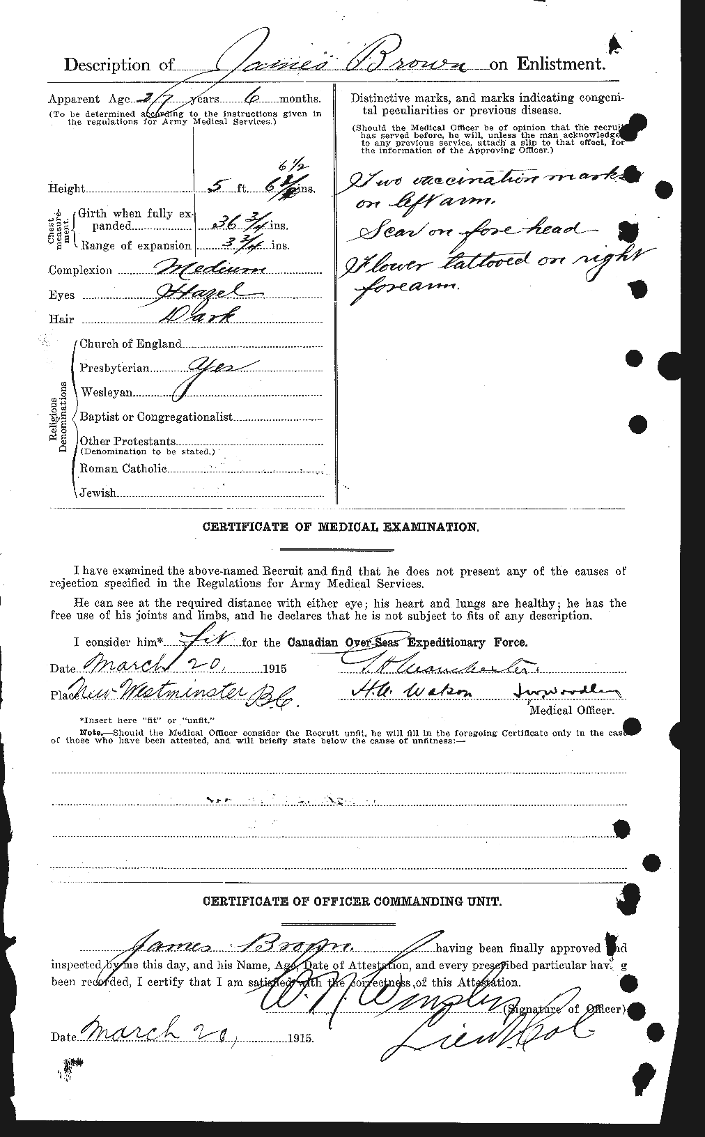 Personnel Records of the First World War - CEF 265716b