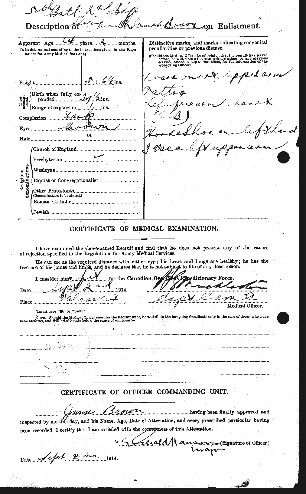 Personnel Records of the First World War - CEF 265727b