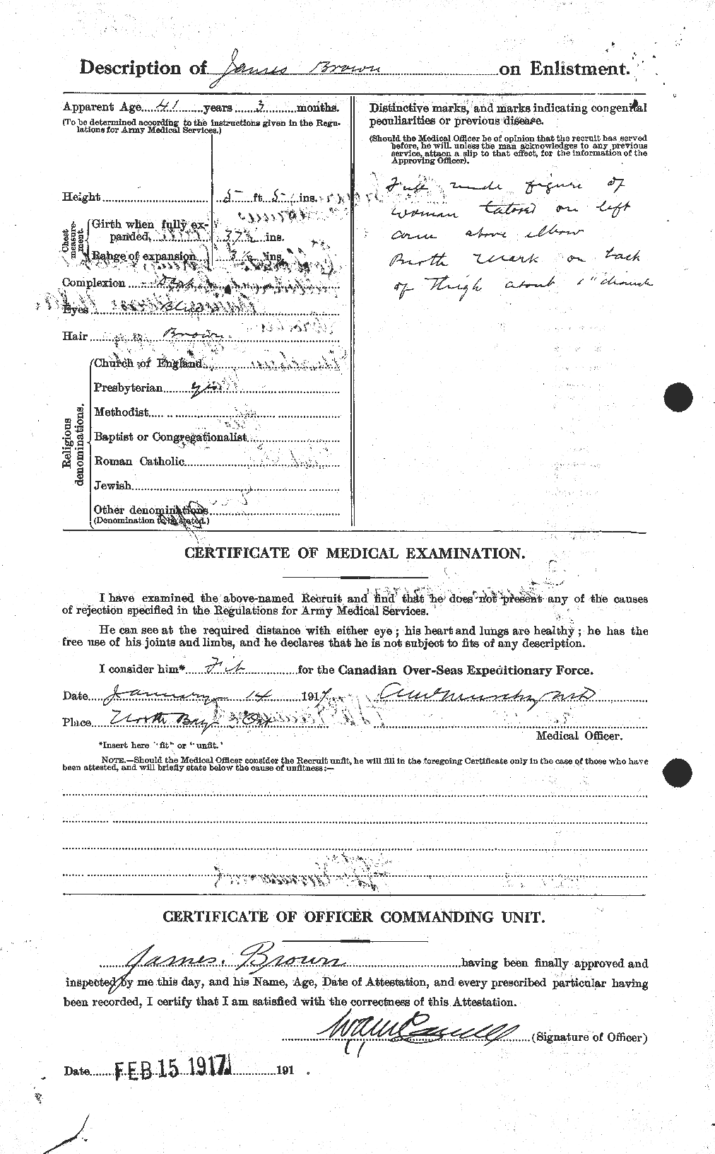 Personnel Records of the First World War - CEF 265738b