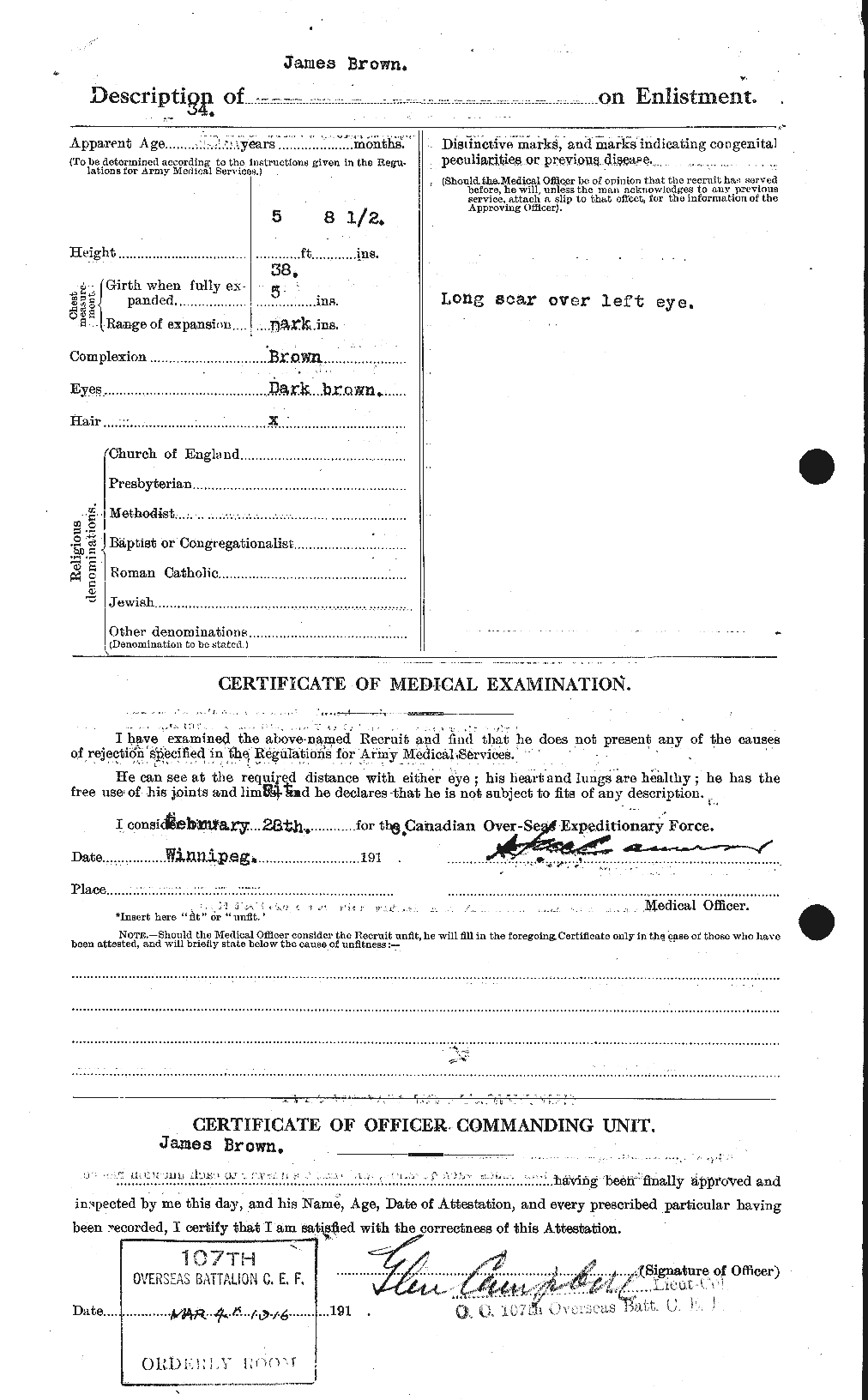 Personnel Records of the First World War - CEF 265745b