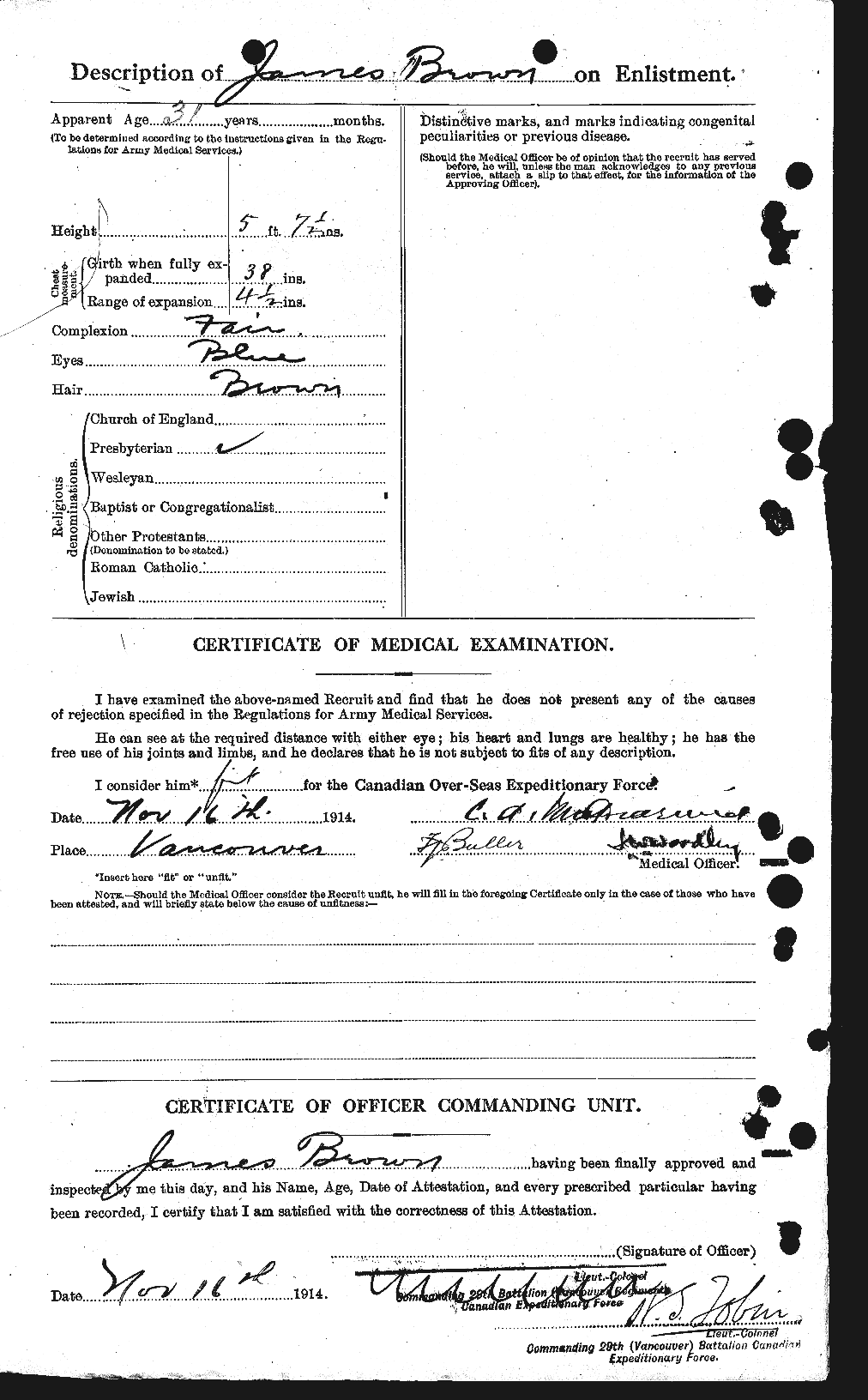 Personnel Records of the First World War - CEF 265762b