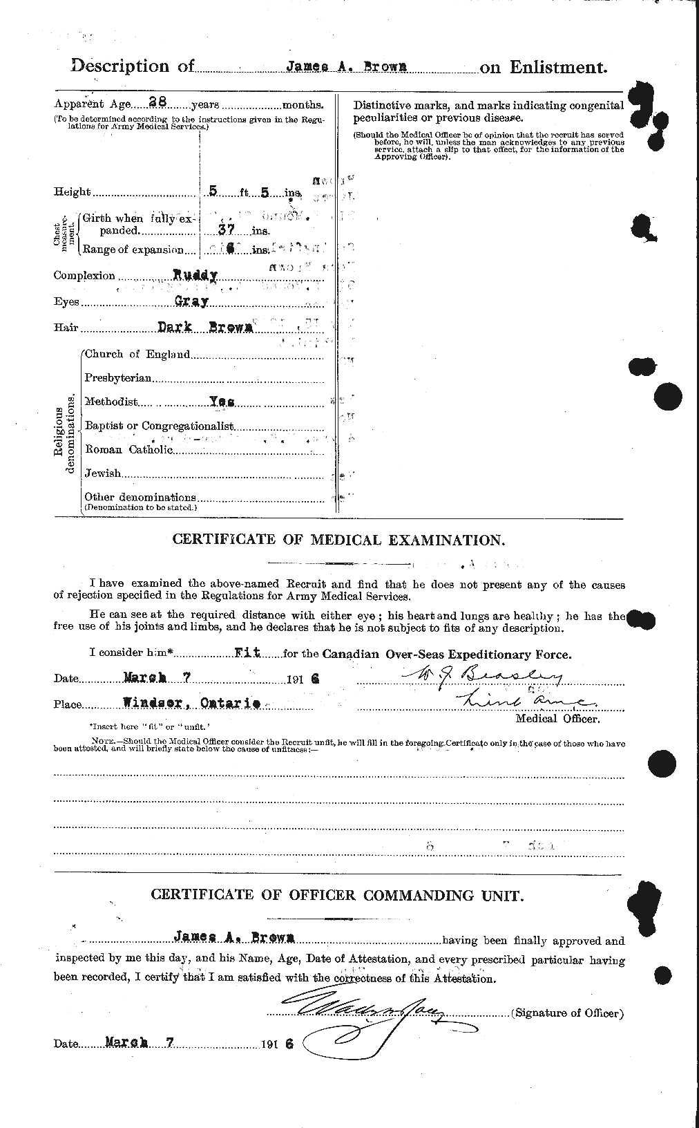 Personnel Records of the First World War - CEF 265791b