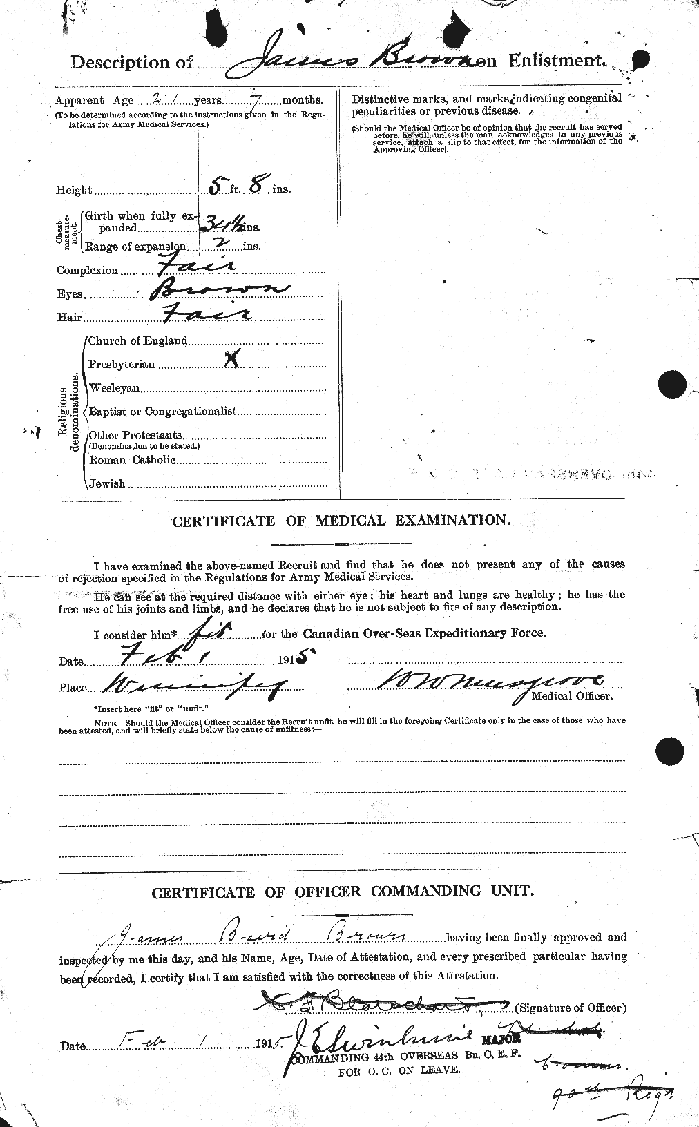 Personnel Records of the First World War - CEF 265797b