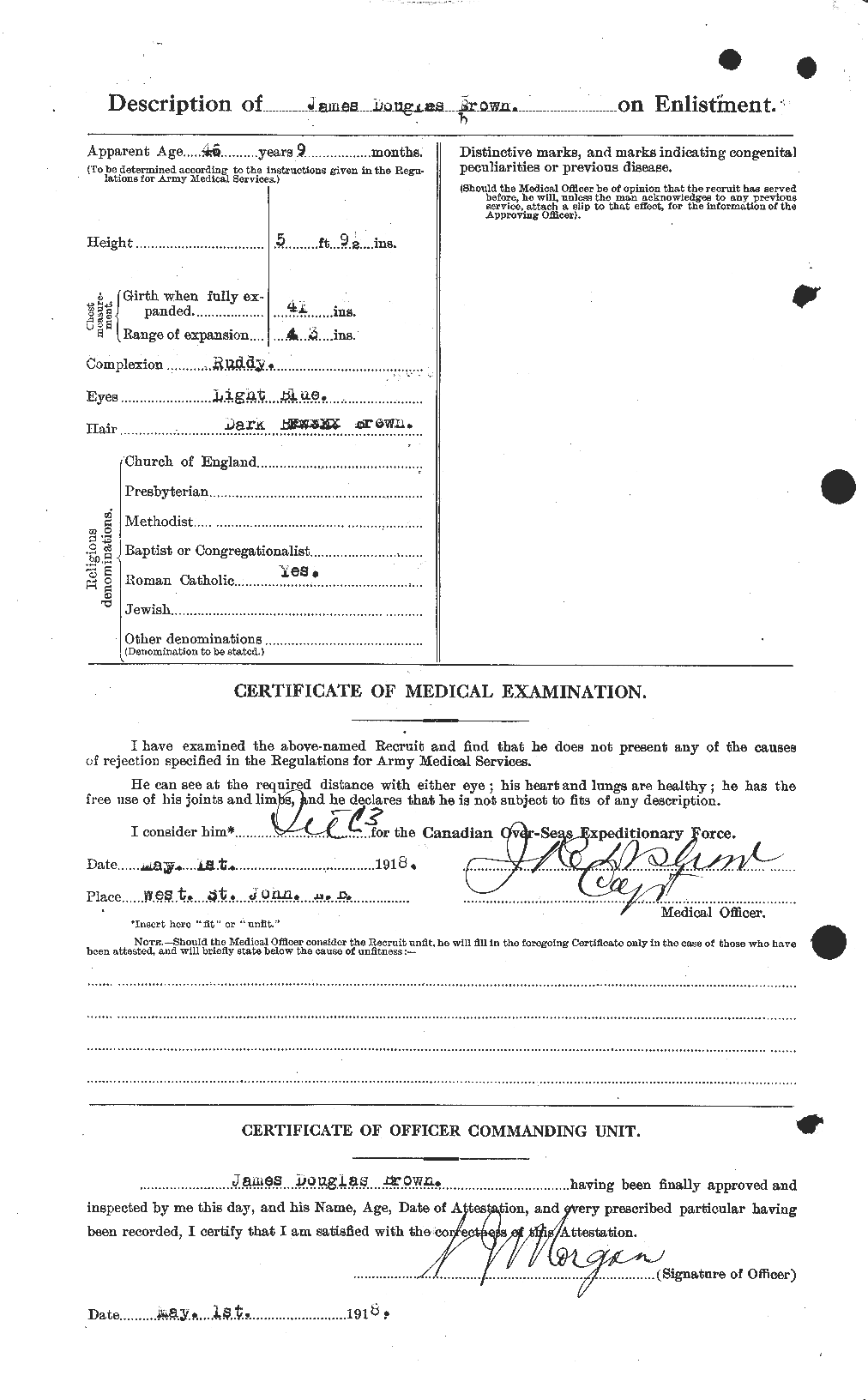 Personnel Records of the First World War - CEF 265812b