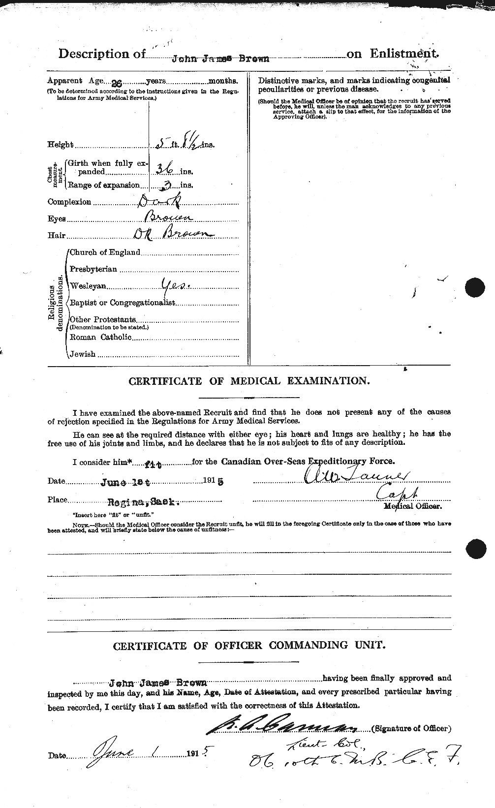 Personnel Records of the First World War - CEF 265817b