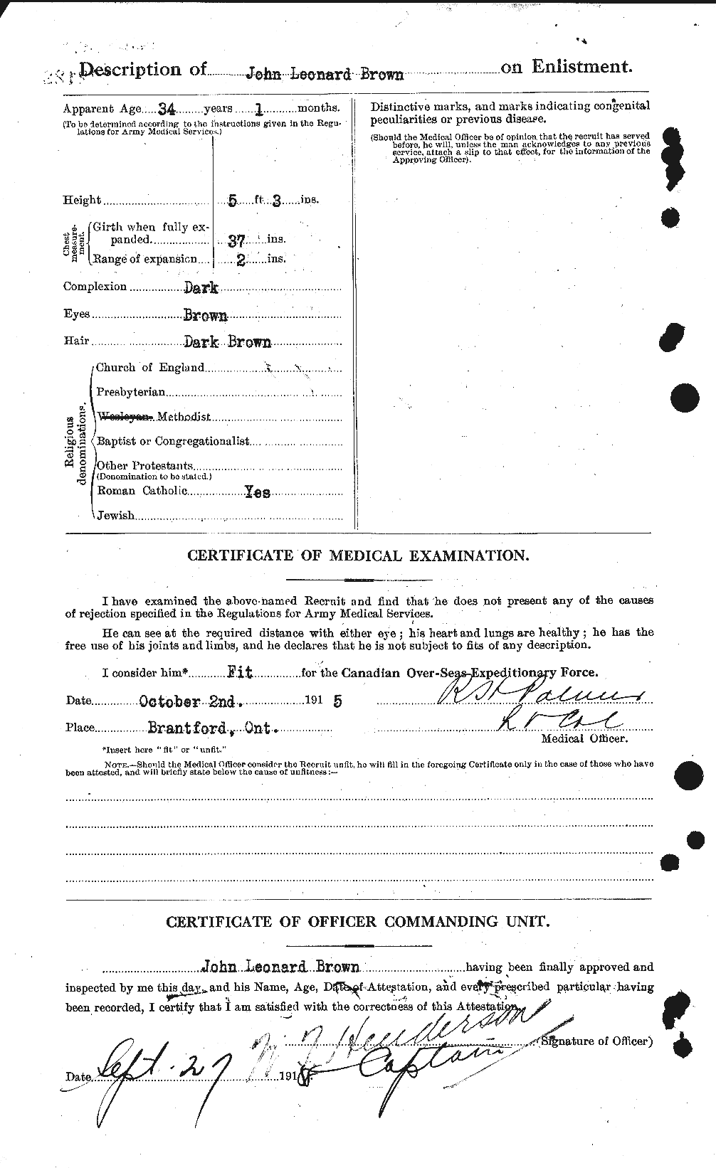 Personnel Records of the First World War - CEF 265827b