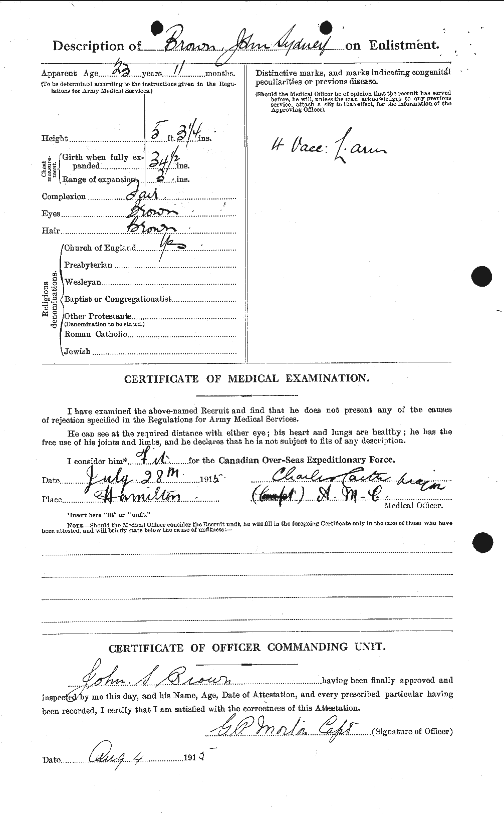 Personnel Records of the First World War - CEF 265880b