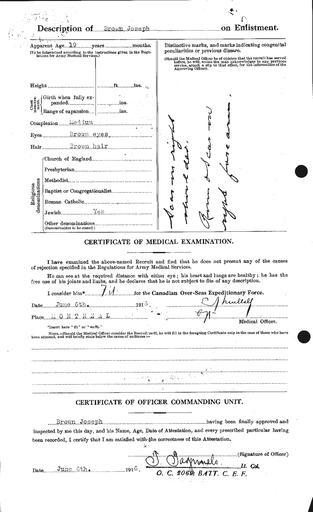 Personnel Records of the First World War - CEF 265918b