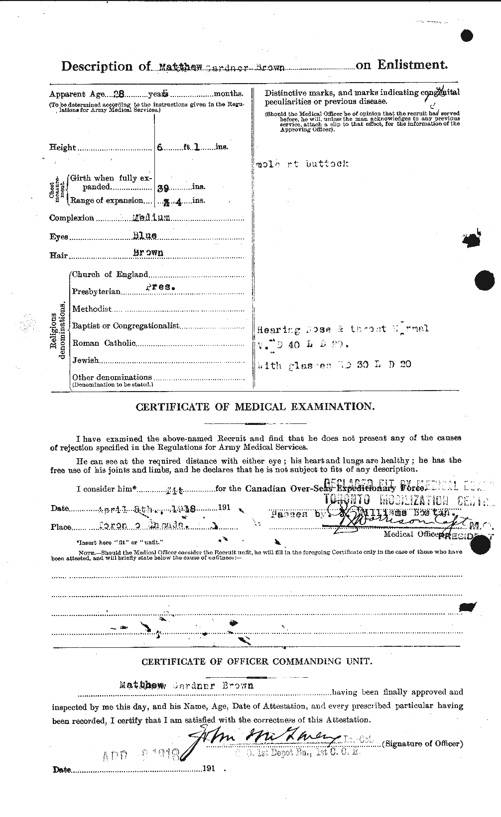 Personnel Records of the First World War - CEF 266369b