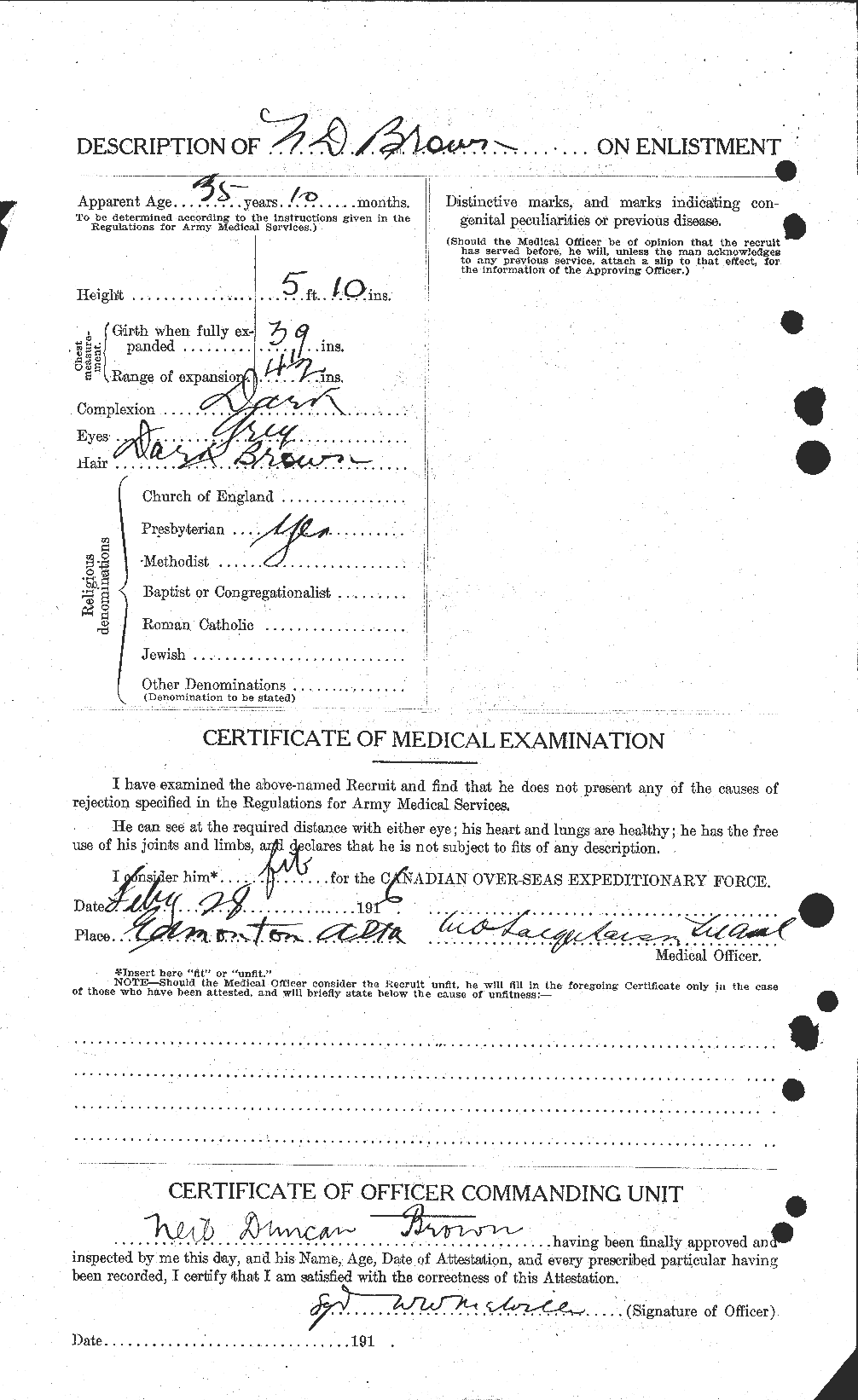Personnel Records of the First World War - CEF 267093b