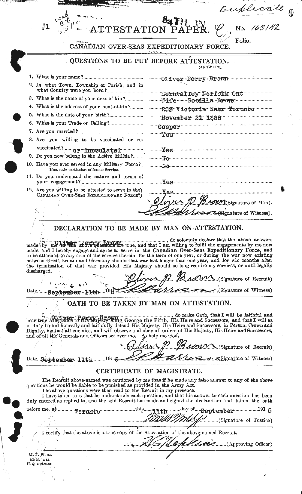 Personnel Records of the First World War - CEF 267129a