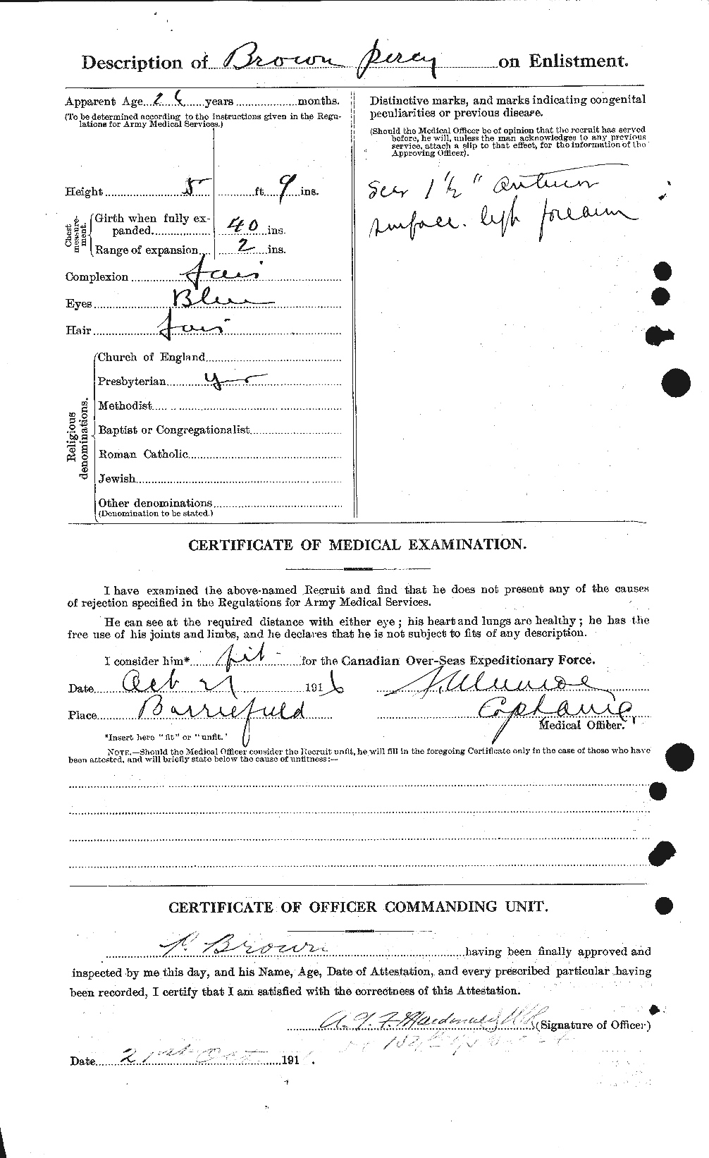 Personnel Records of the First World War - CEF 267158b