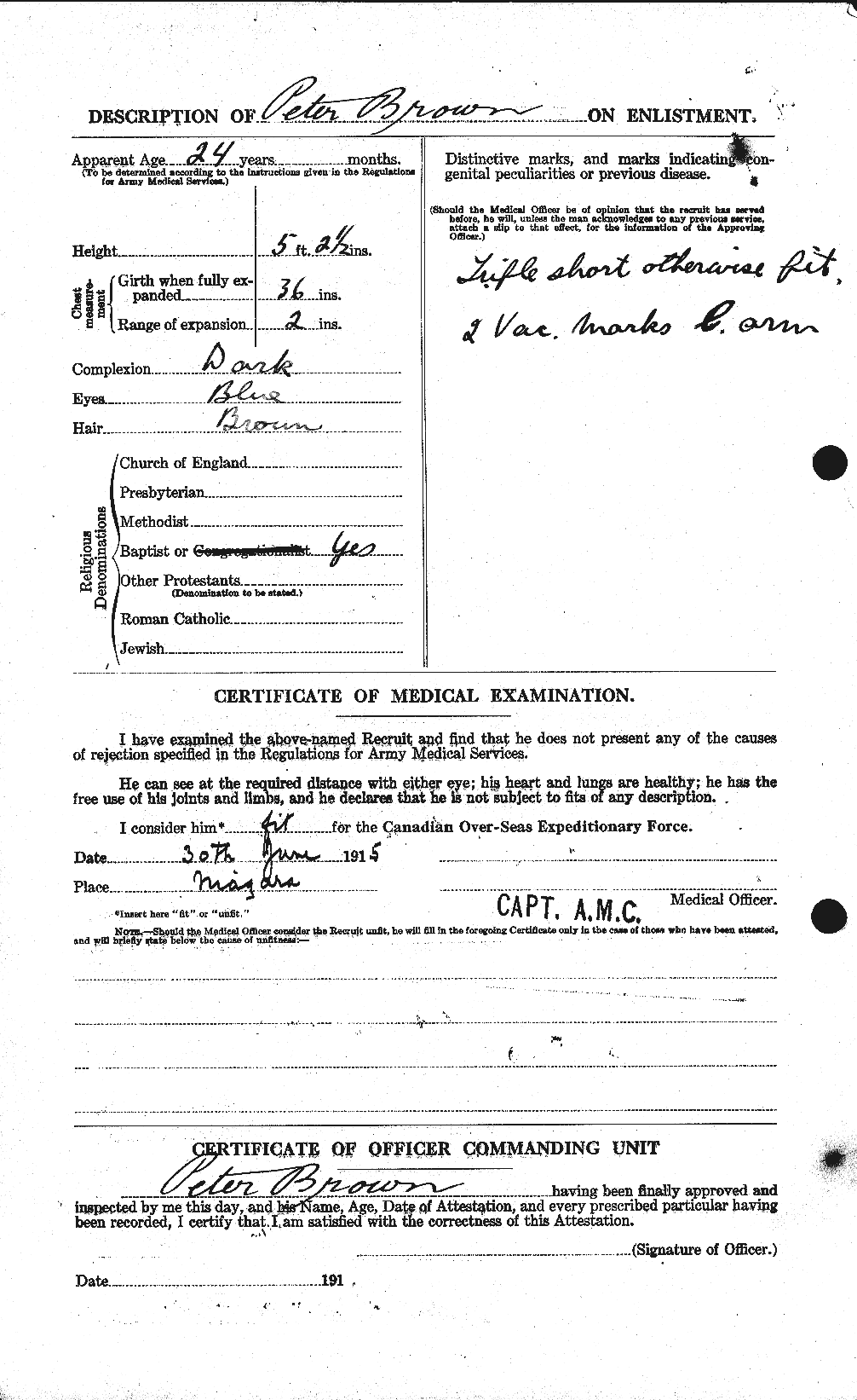 Personnel Records of the First World War - CEF 267197b