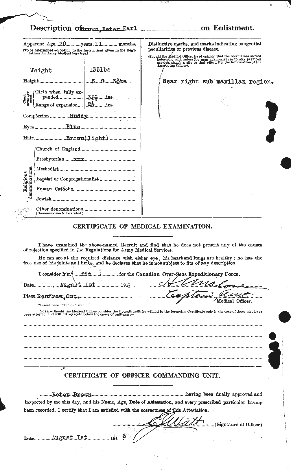 Personnel Records of the First World War - CEF 267204b