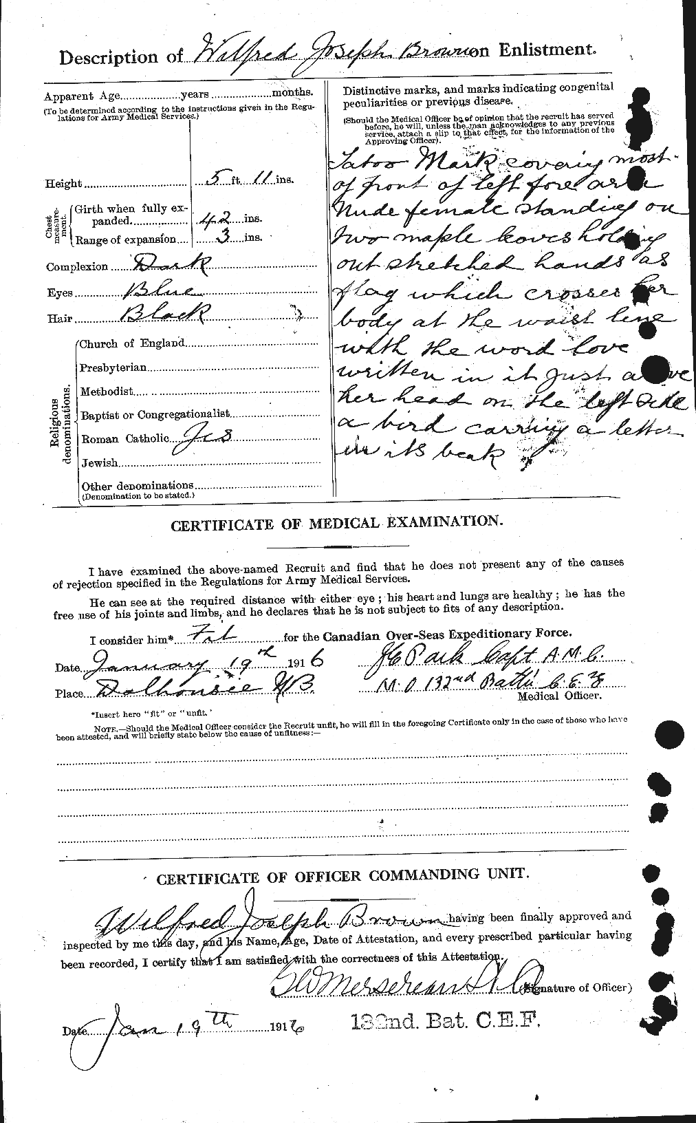 Personnel Records of the First World War - CEF 268058b