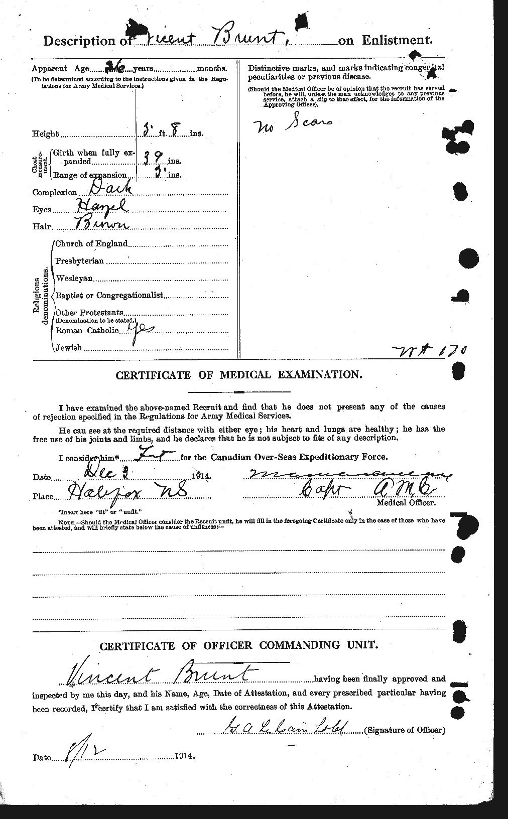 Personnel Records of the First World War - CEF 268613b